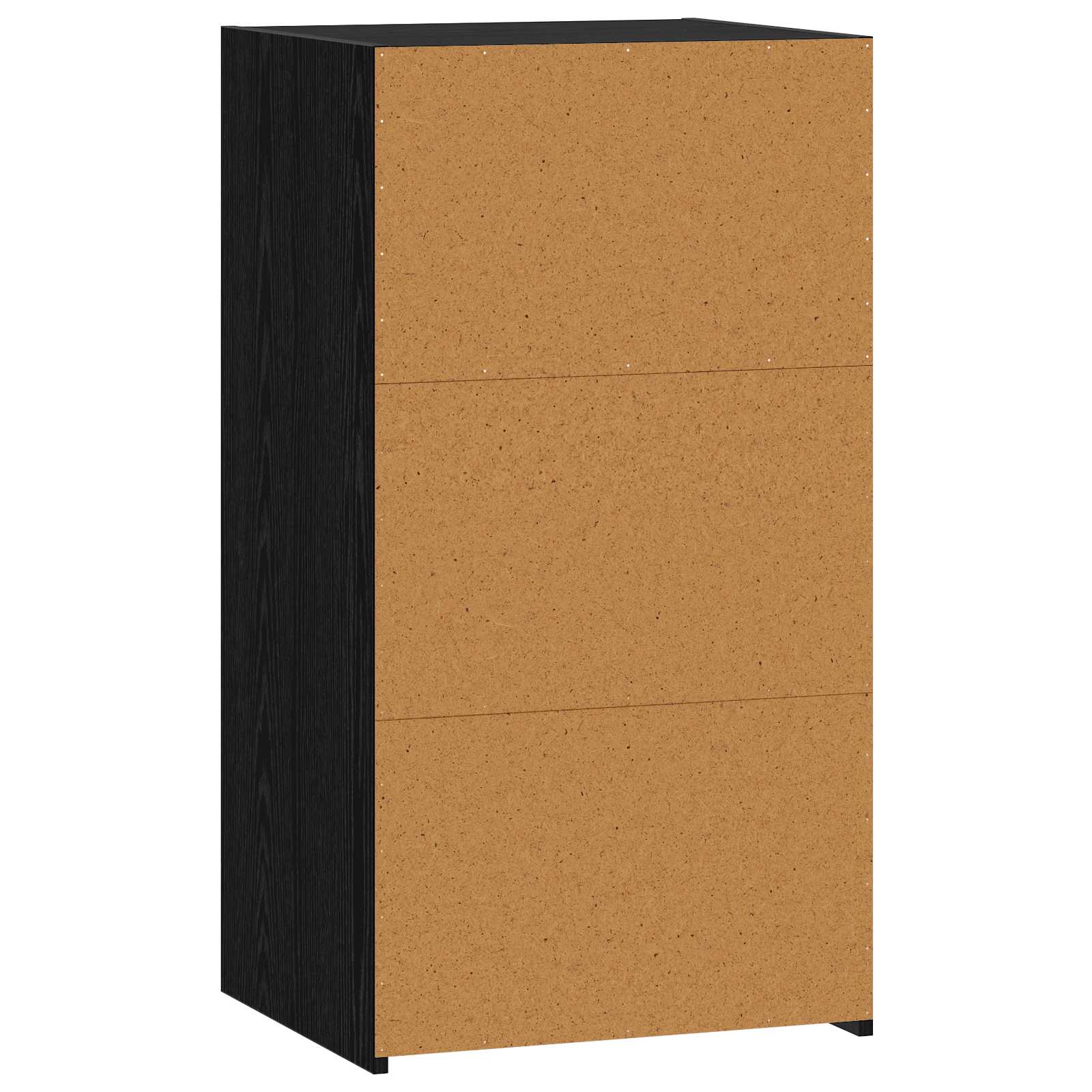 Dressoir Zwart eiken 50 x 41 x 93 cm Bewerkt hout is nu te koop bij PeponiXL, paradijselijk wonen!