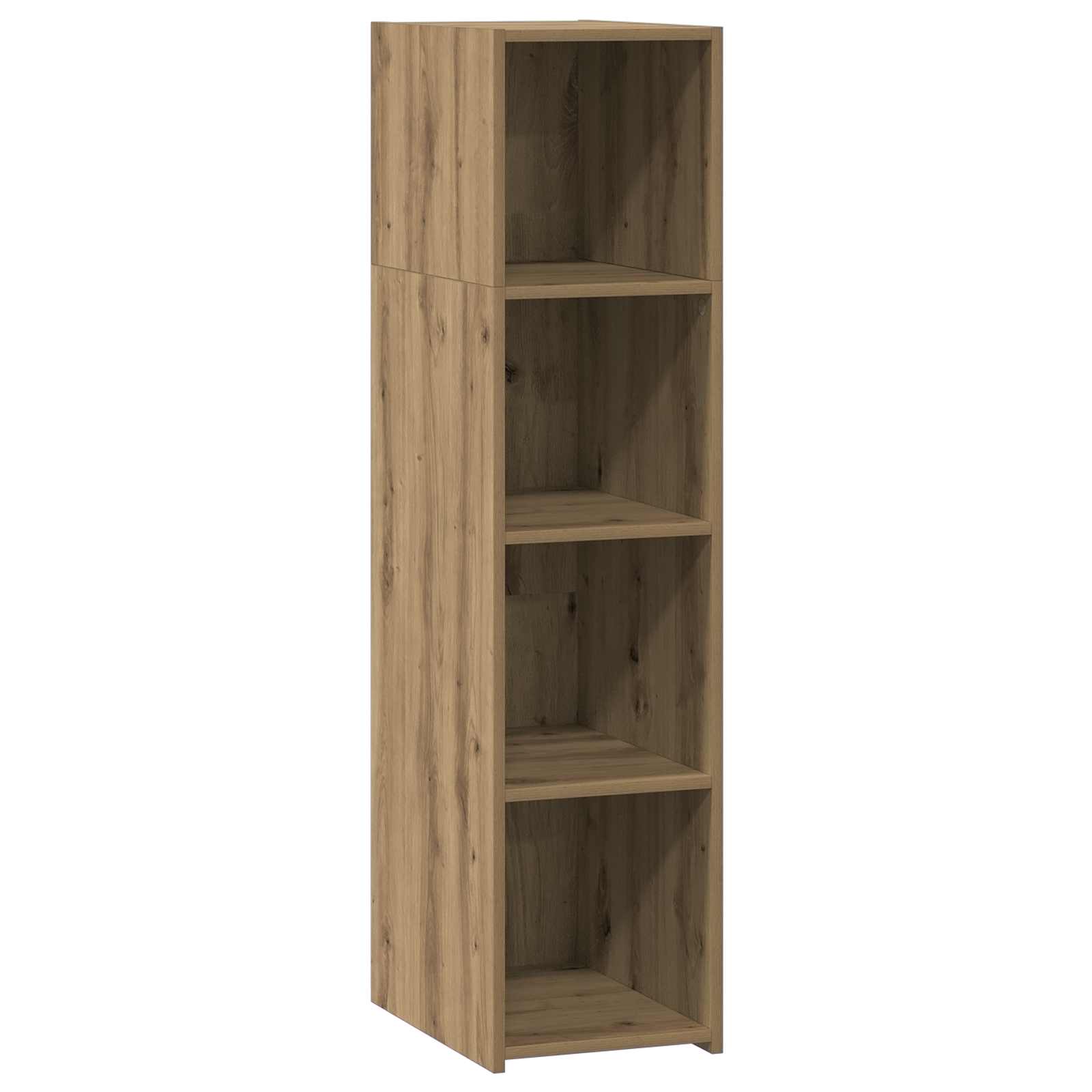Hoge kast Artisanaal eiken 30 x 41 x 124 cm Bewerkt hout is nu te koop bij PeponiXL, paradijselijk wonen!