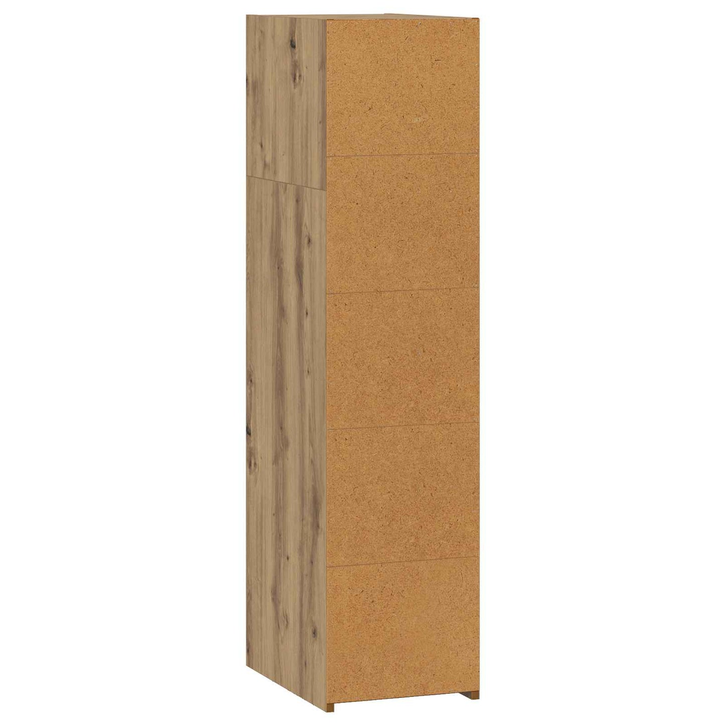 Hoge kast Artisanaal eiken 30 x 41 x 124 cm Bewerkt hout is nu te koop bij PeponiXL, paradijselijk wonen!