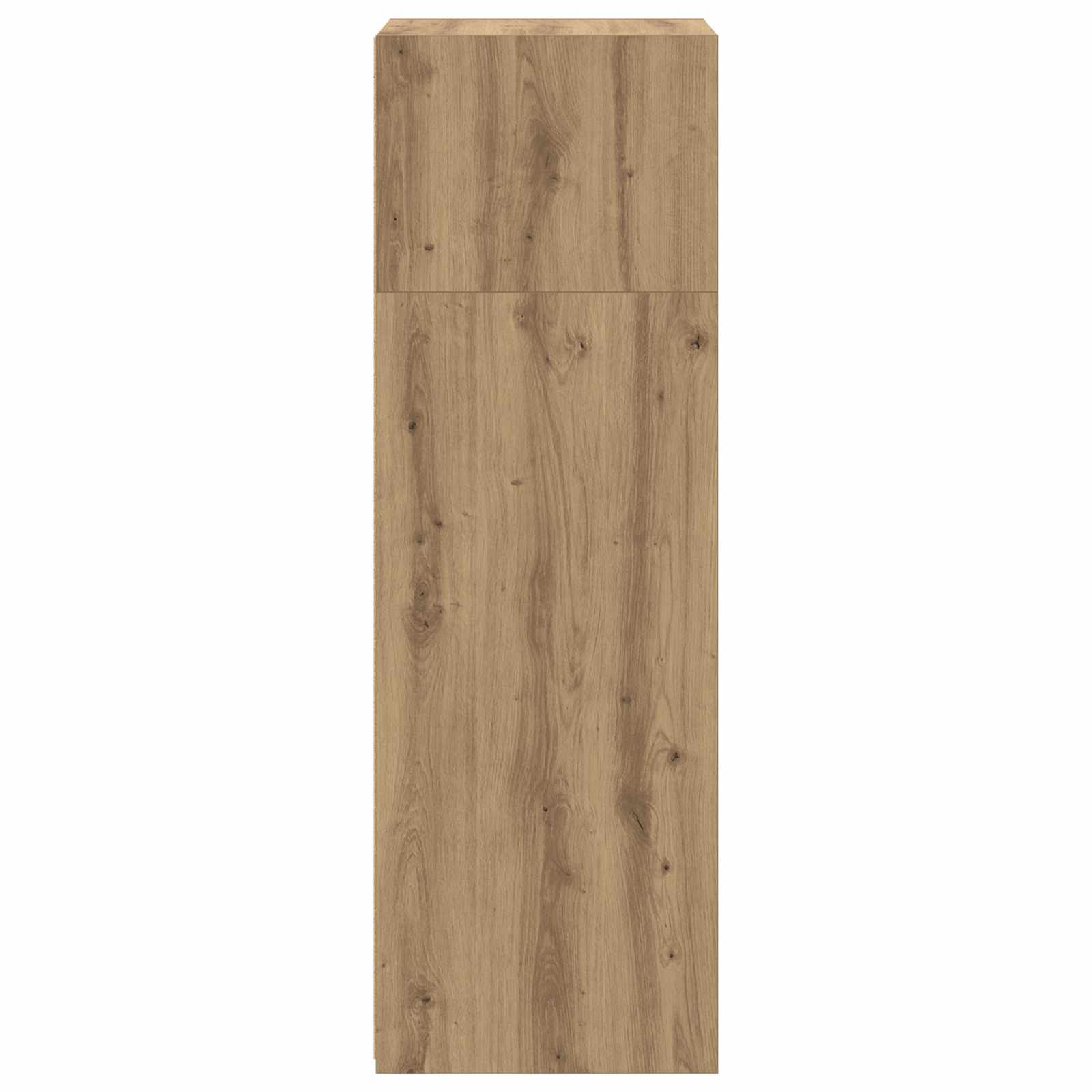 Hoge kast Artisanaal eiken 30 x 41 x 124 cm Bewerkt hout is nu te koop bij PeponiXL, paradijselijk wonen!