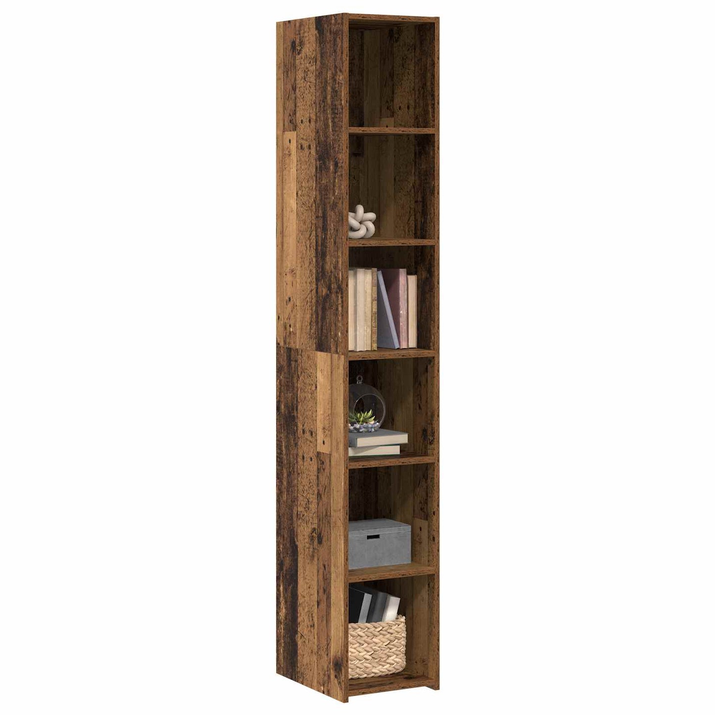 Hoge kast Oud hout 30 x 41 x 185 cm Bewerkt hout is nu te koop bij PeponiXL, paradijselijk wonen!