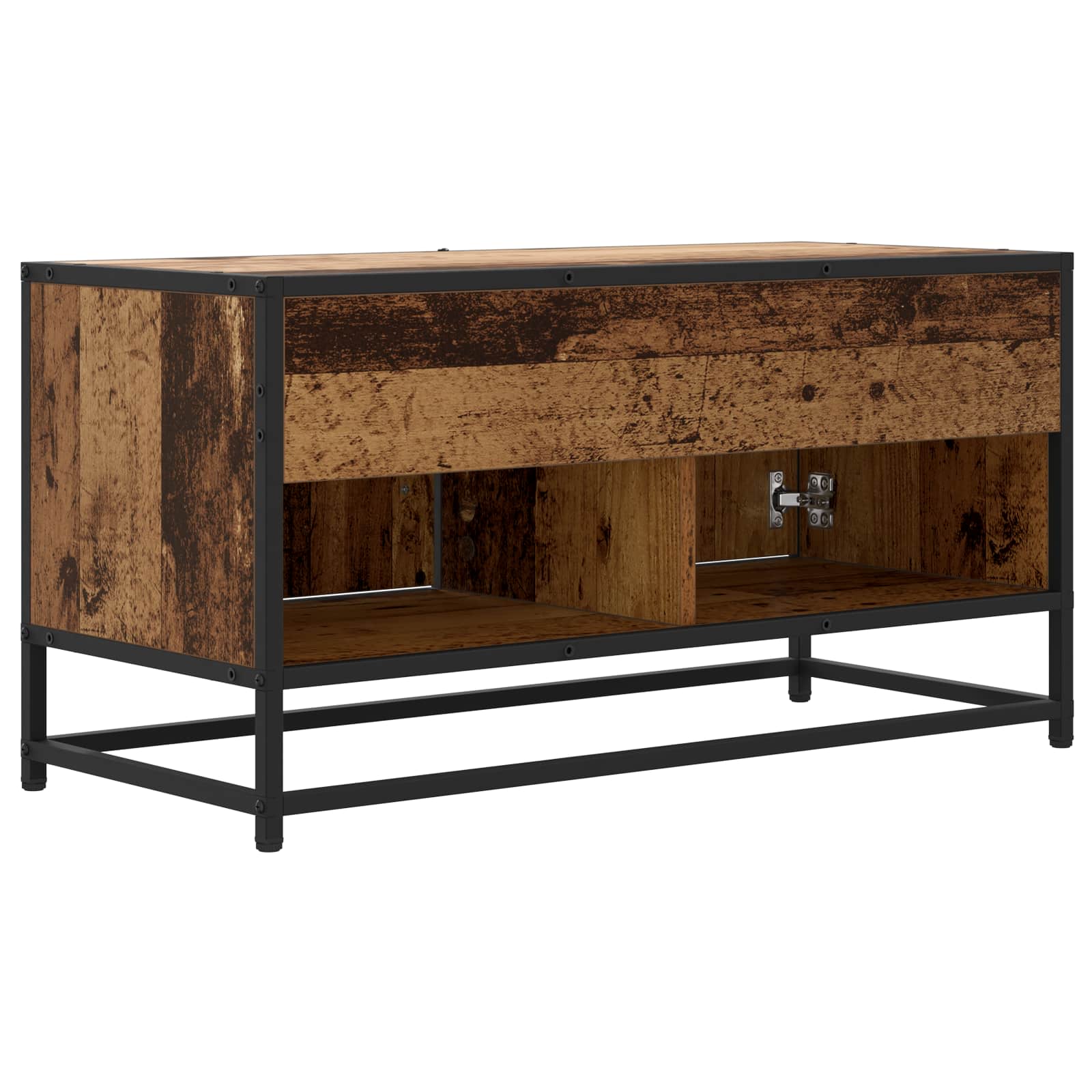 TV-kast 80 x 34,5 x 40 cm Oud hout Bewerkt hout is nu te koop bij PeponiXL, paradijselijk wonen!