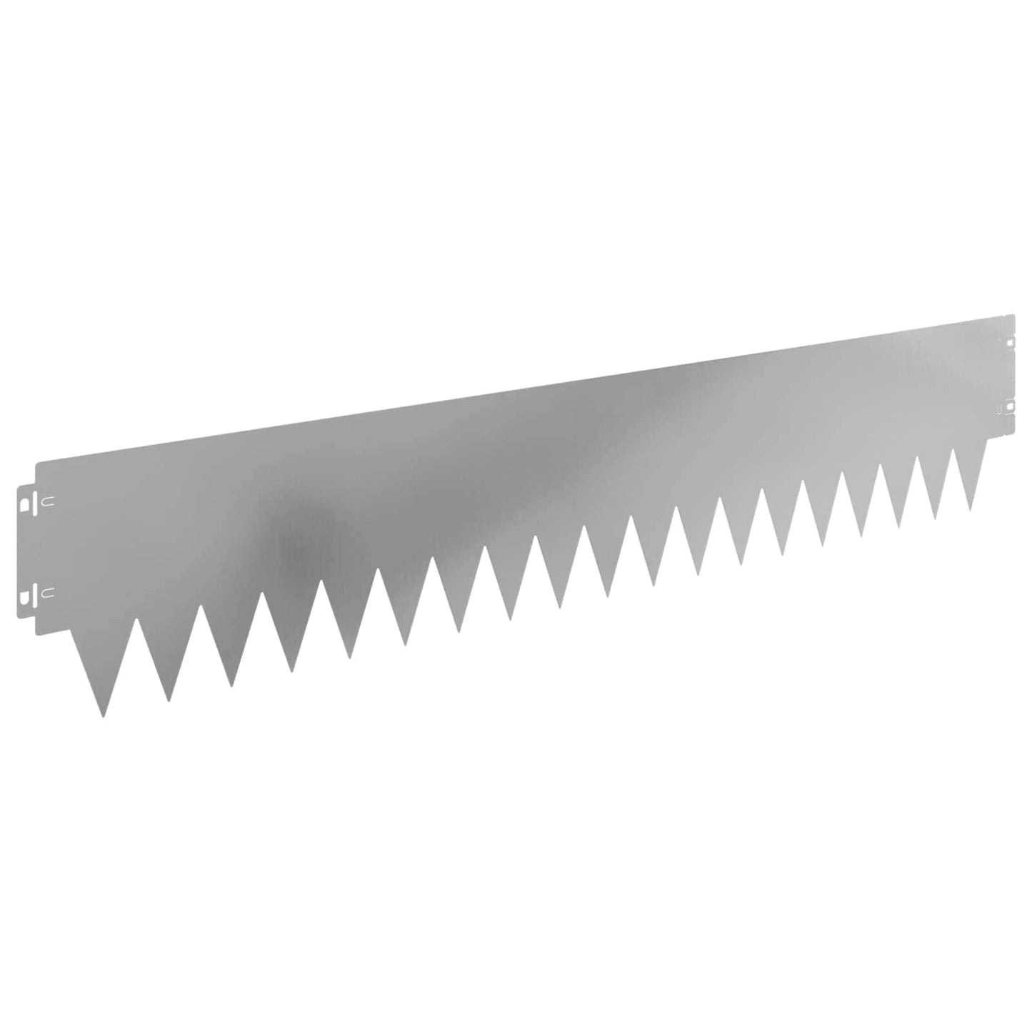 Tuinrand 30 pcs 103 x 20 cm metaal Zilverkleurig