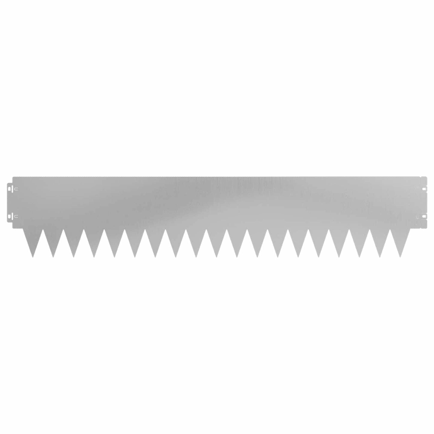 Tuinrand 30 pcs 103 x 20 cm metaal Zilverkleurig