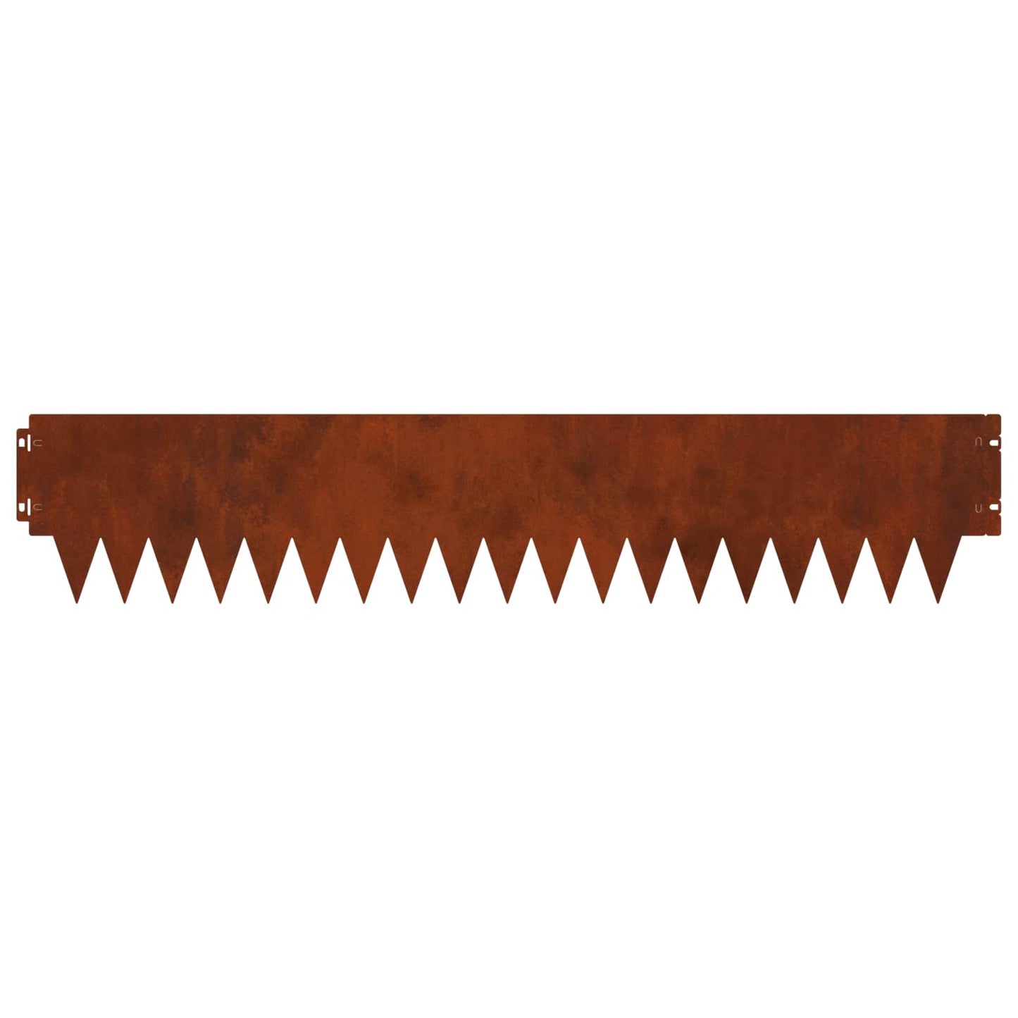 Tuinrand 10 pcs 103 x 20 cm metaal Roestig