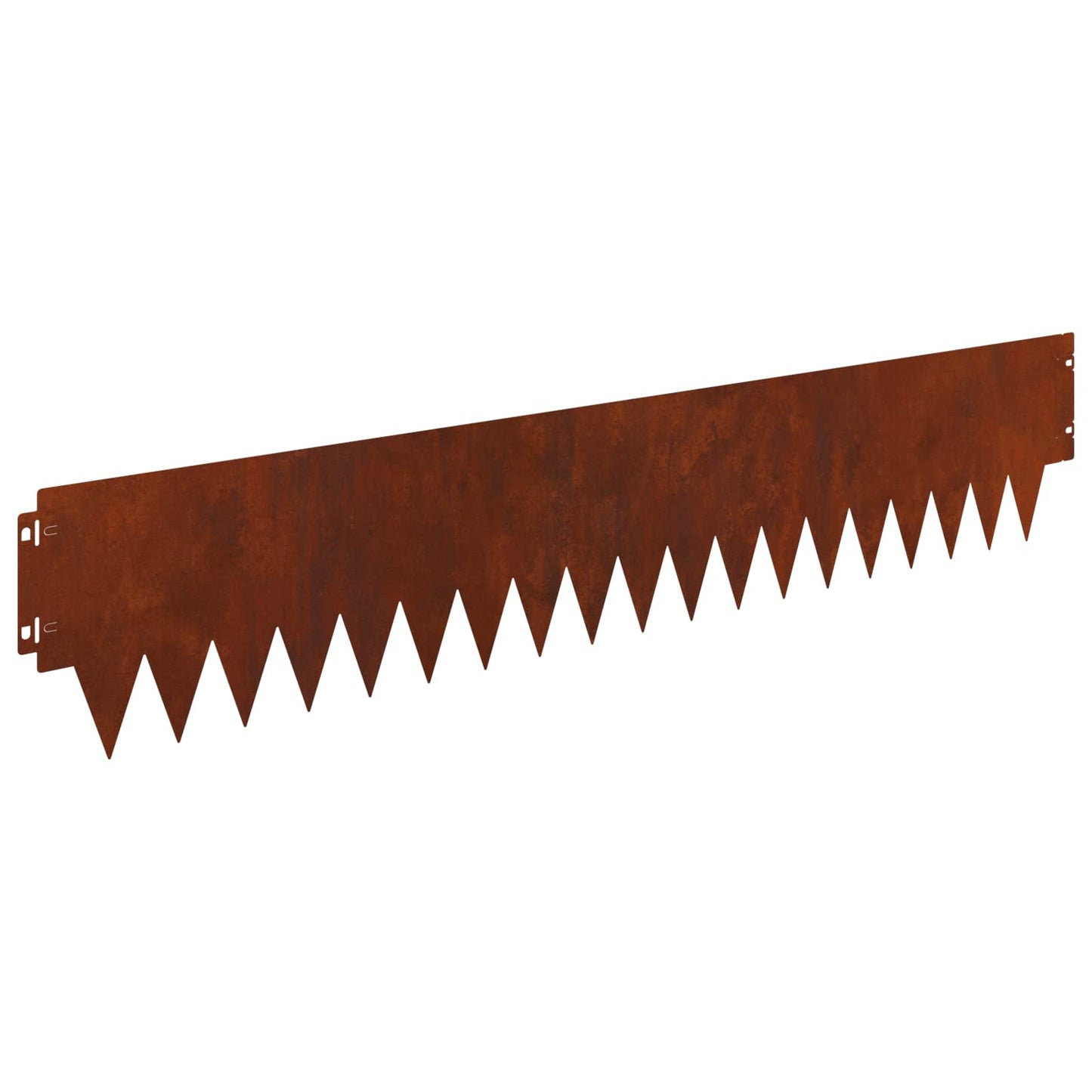 Tuinrand 20 pcs 103 x 20 cm metaal Roestig