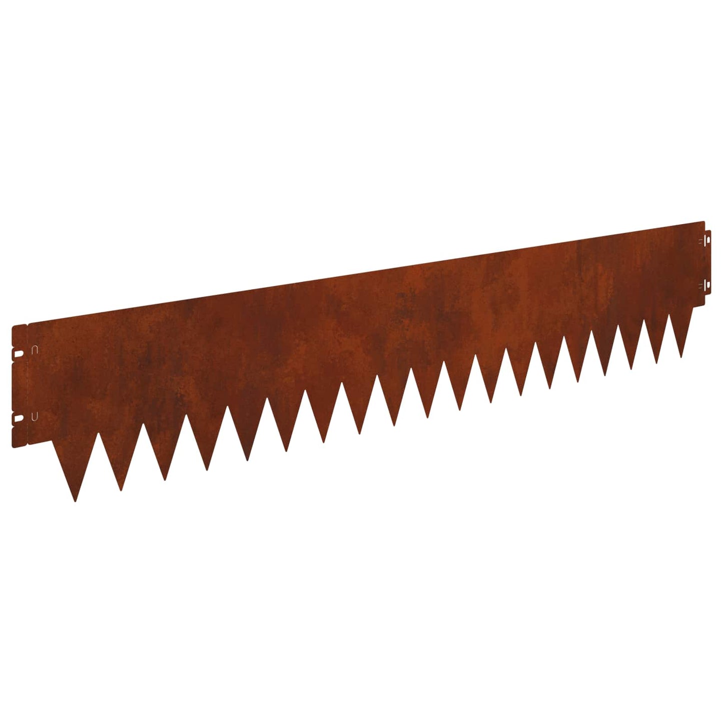 Tuinrand 20 pcs 103 x 20 cm metaal Roestig