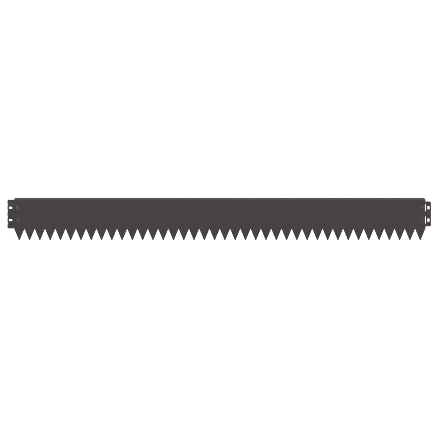 Gazonrand 30 pcs 103 x 10 cm Staal Zwart