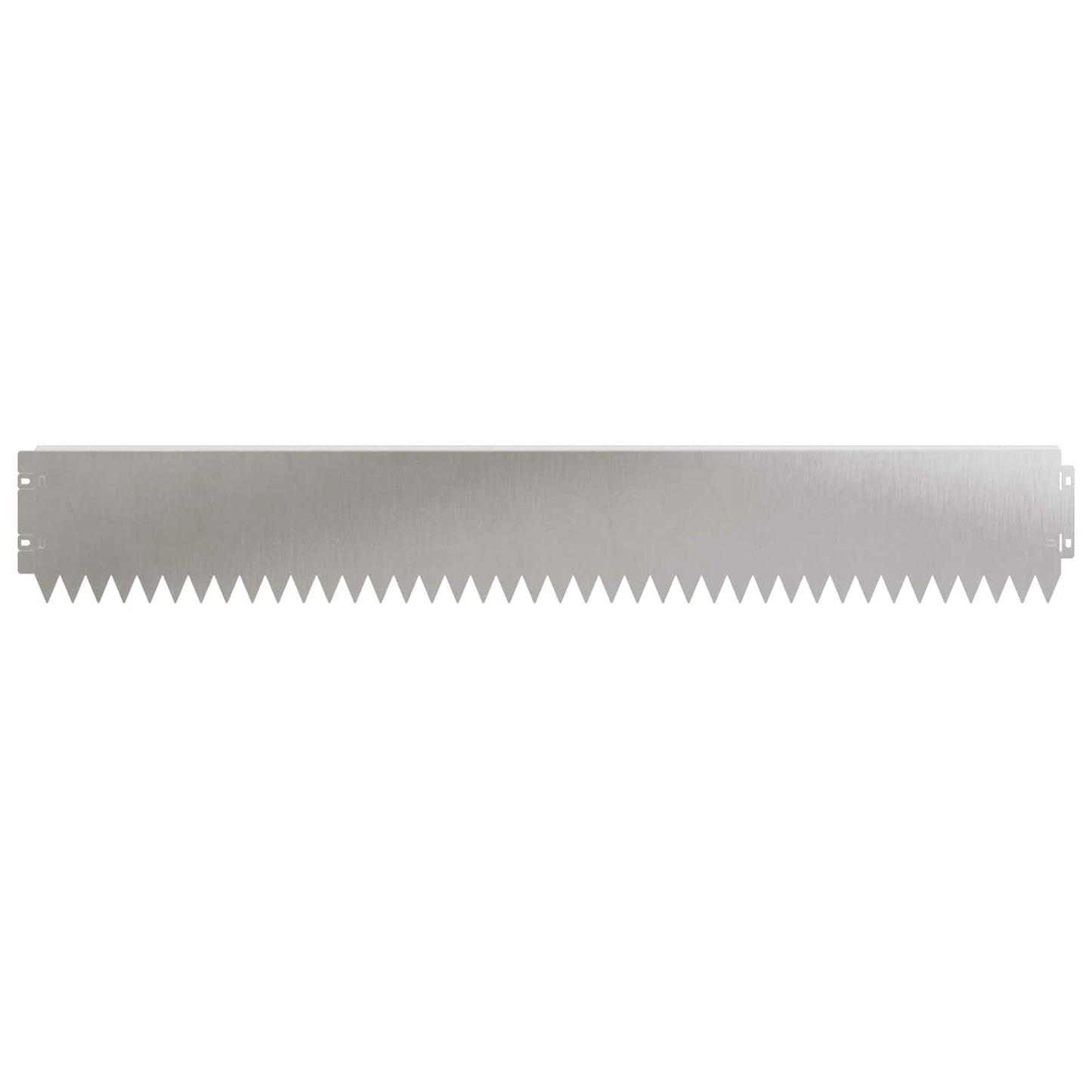 Gazonrand 20 pcs 103 x 15 cm Staal Zilverkleurig
