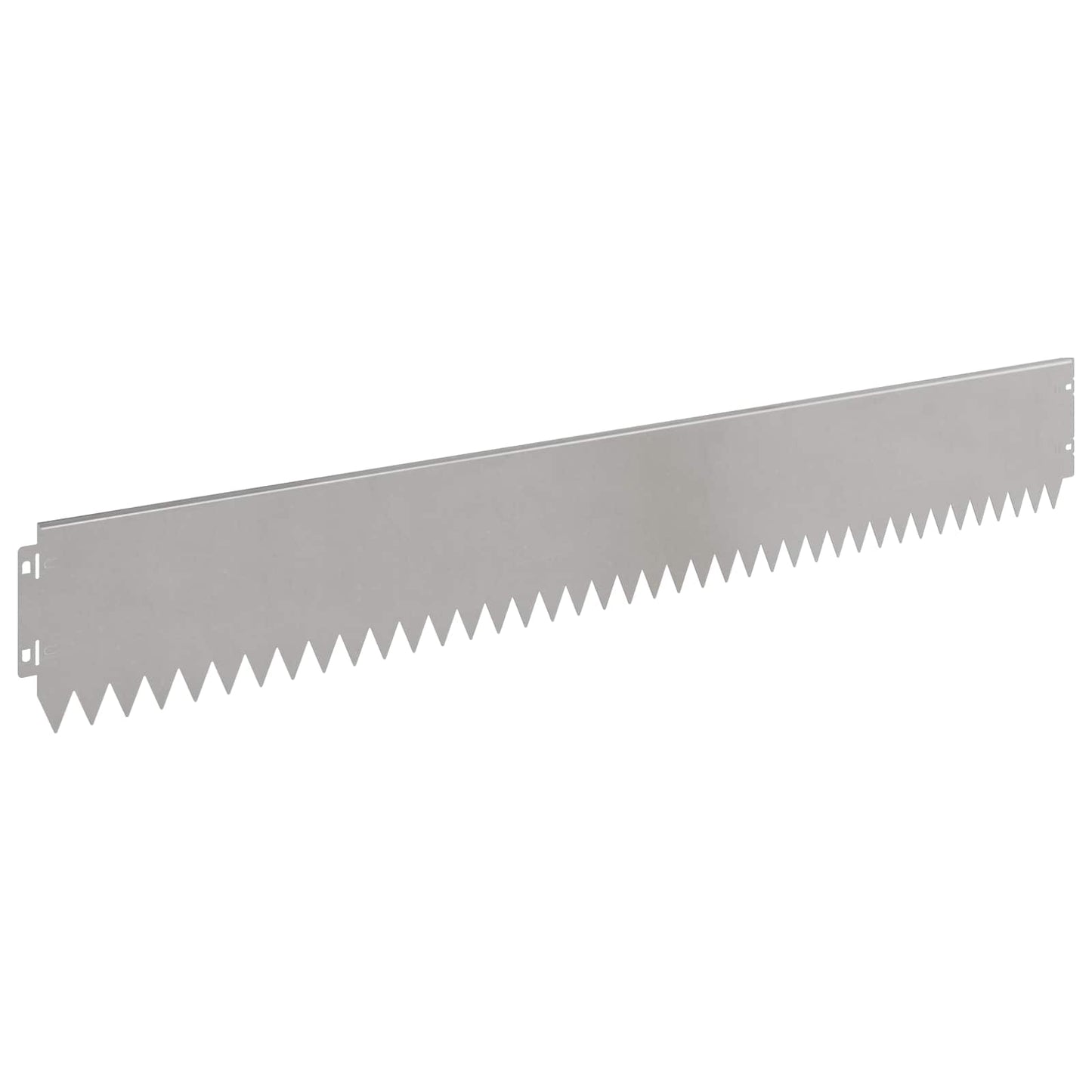 Gazonrand 30 pcs 103 x 15 cm Staal Zilverkleurig