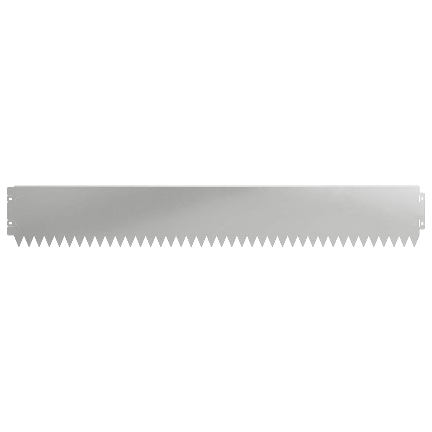 Gazonrand 10 pcs 103 x 15 cm Staal Zilverkleurig