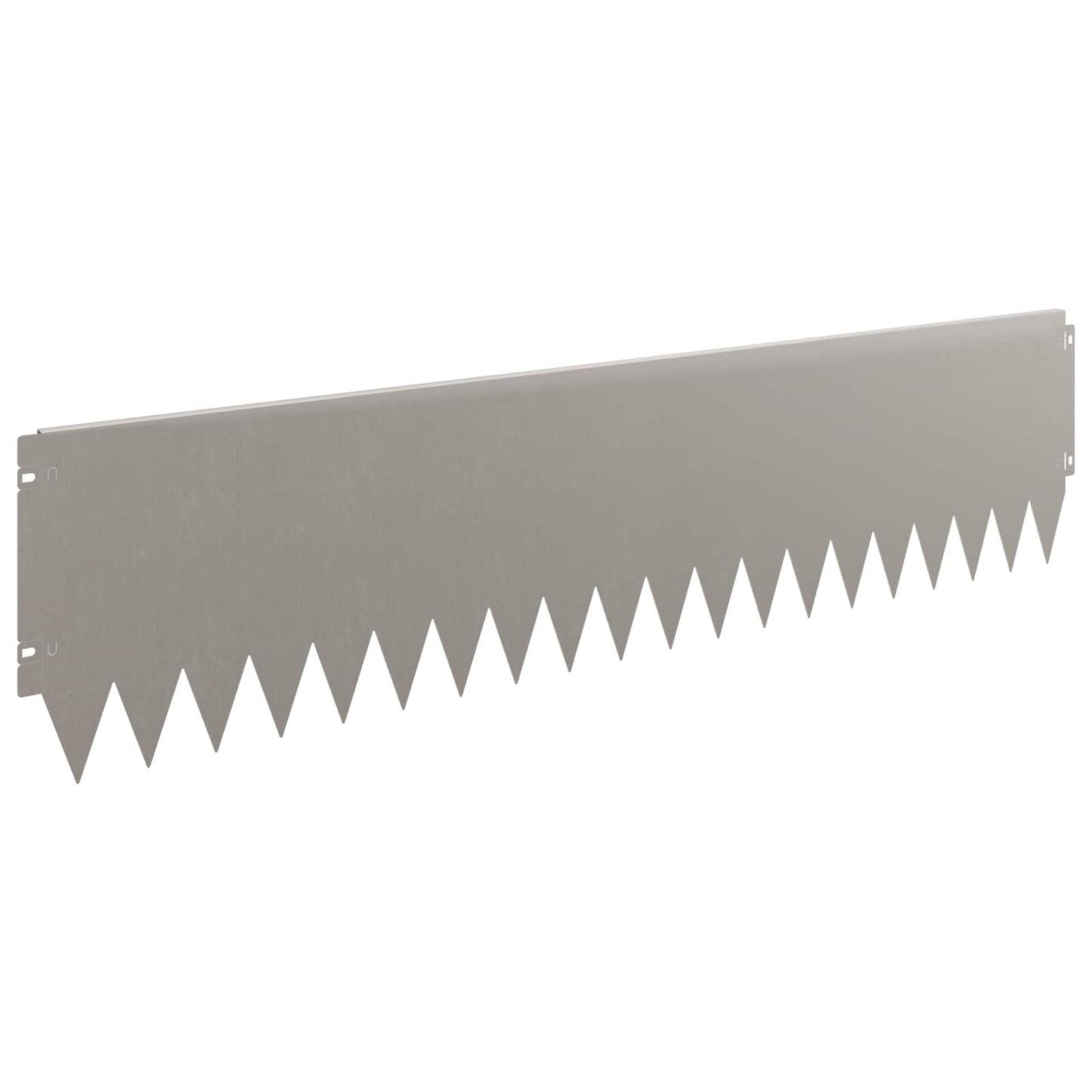 Gazonrand 10 pcs 103 x 25 cm Staal Roestig