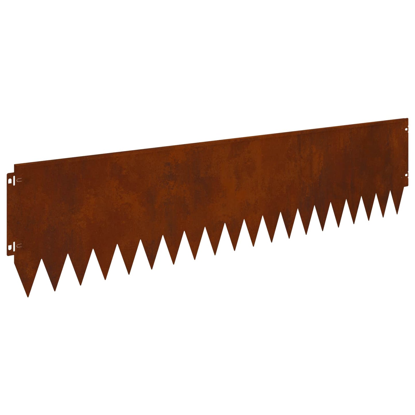 Gazonrand 20 pcs 103 x 25 cm Staal Roestig