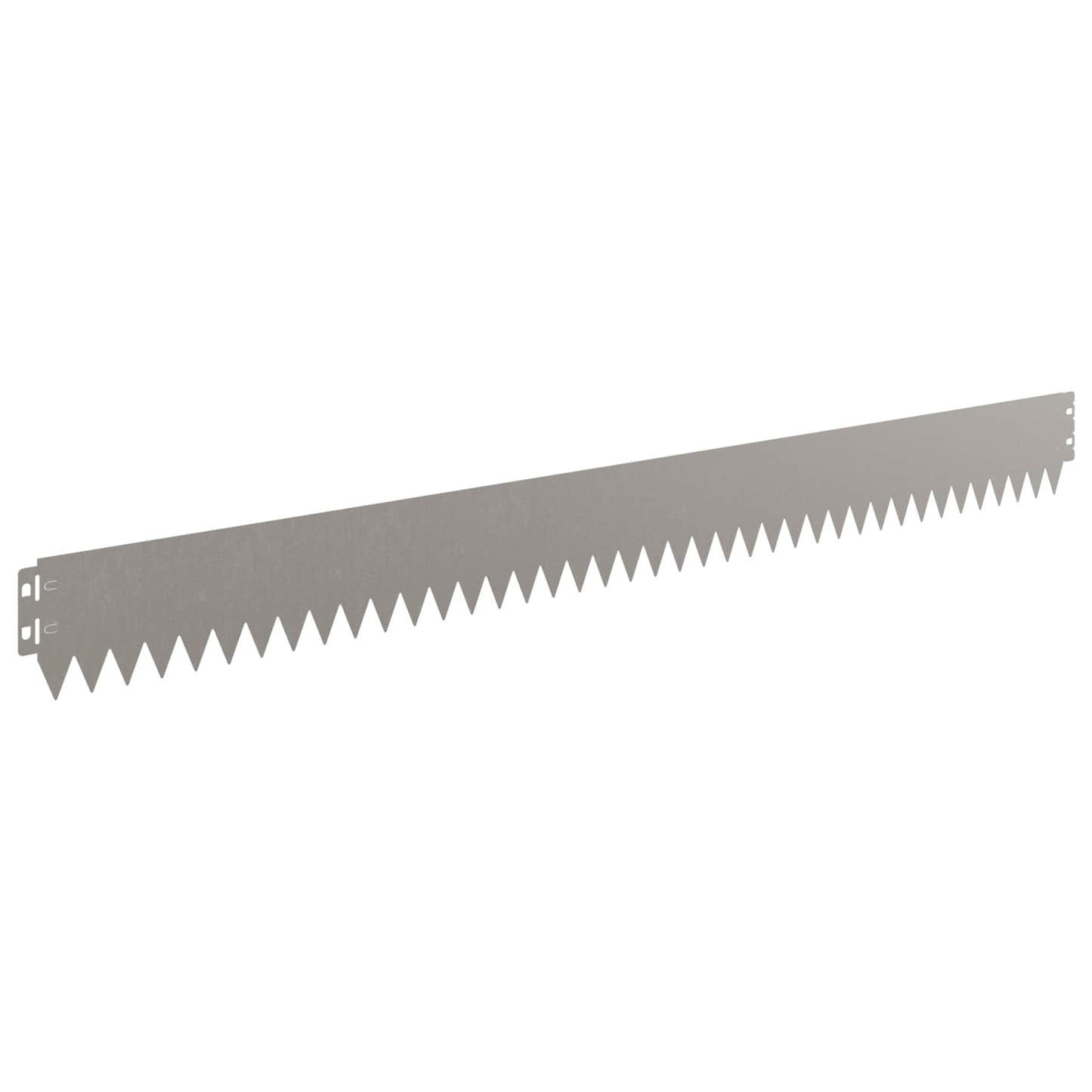 Gazonrand 20 pcs 103 x 10 cm Staal Roestig