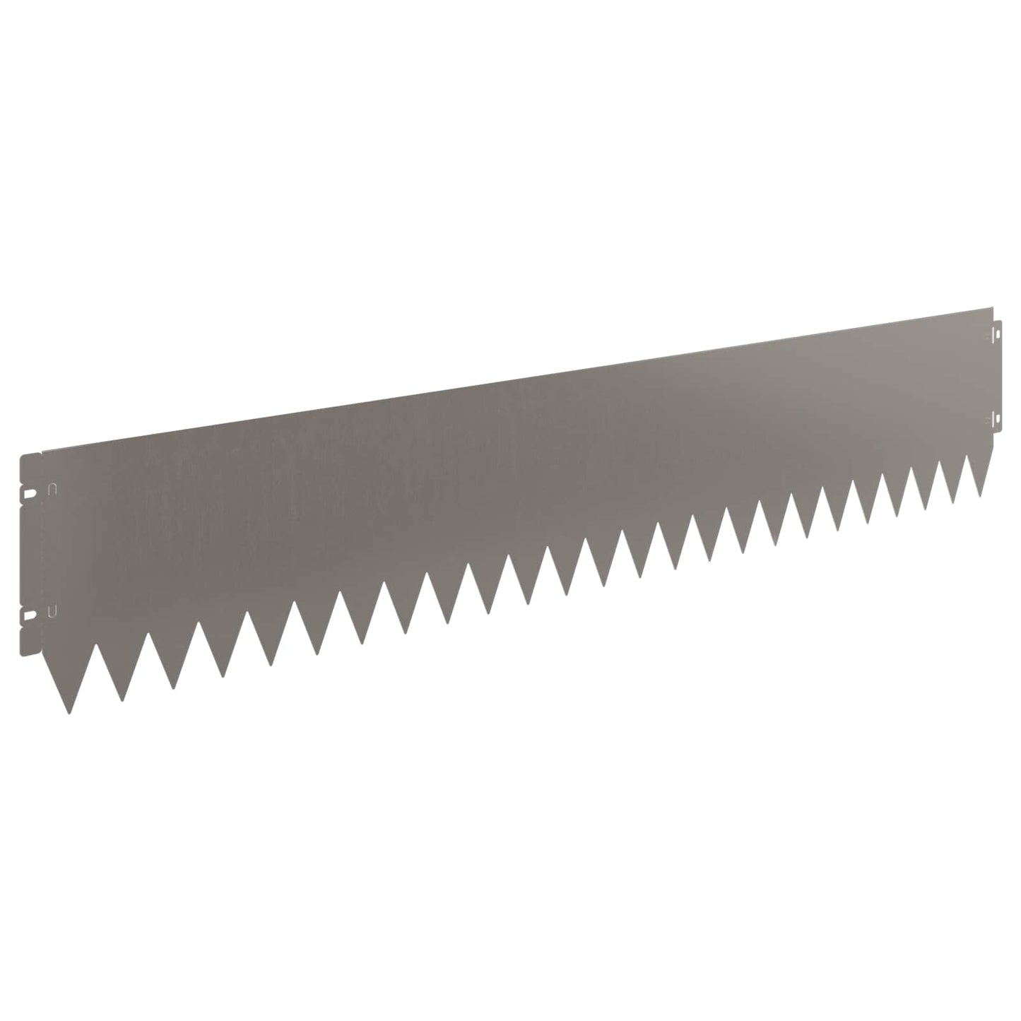Gazonrand 10 pcs 103 x 20 cm Staal Roestig