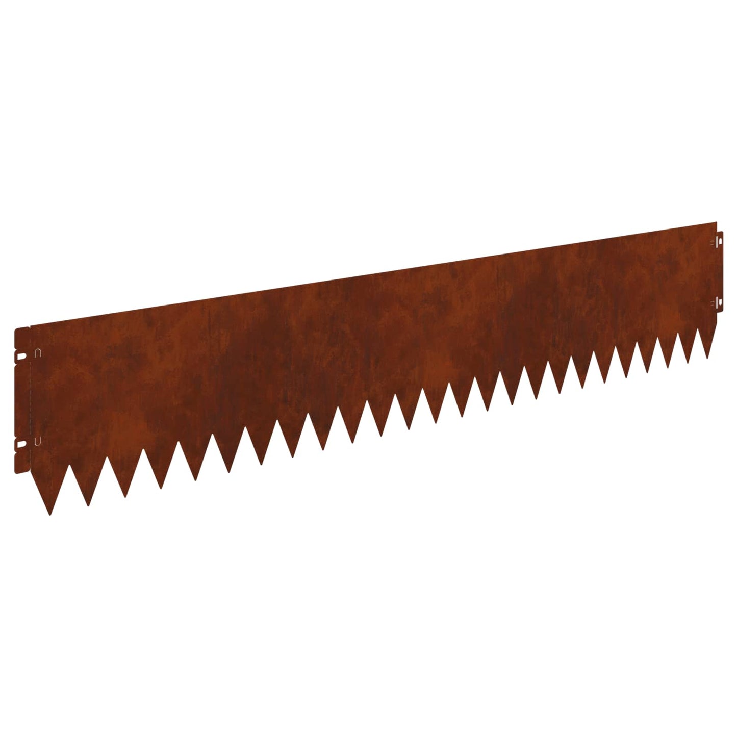 Gazonrand 20 pcs 103 x 20 cm Staal Roestig