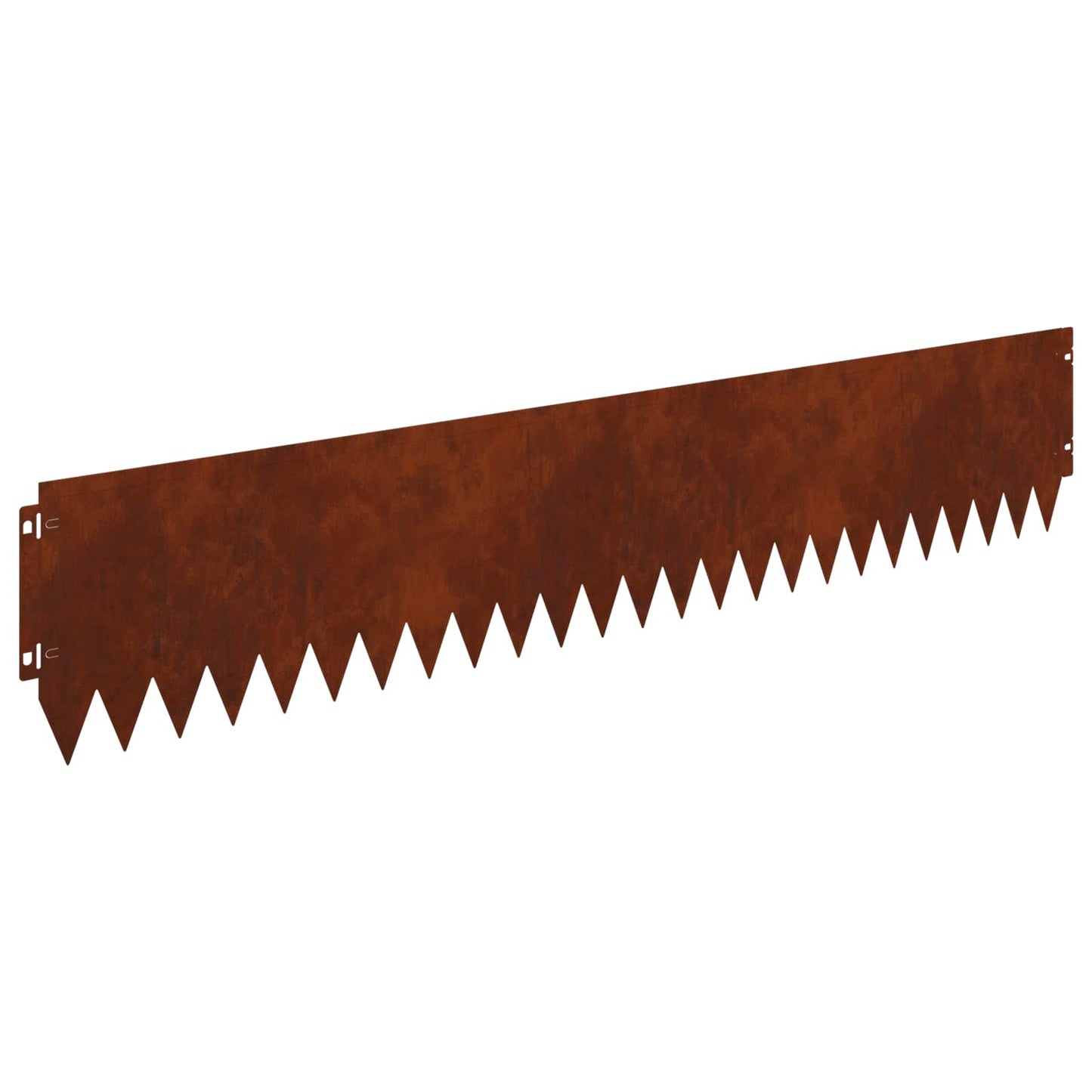 Gazonrand 20 pcs 103 x 20 cm Staal Roestig