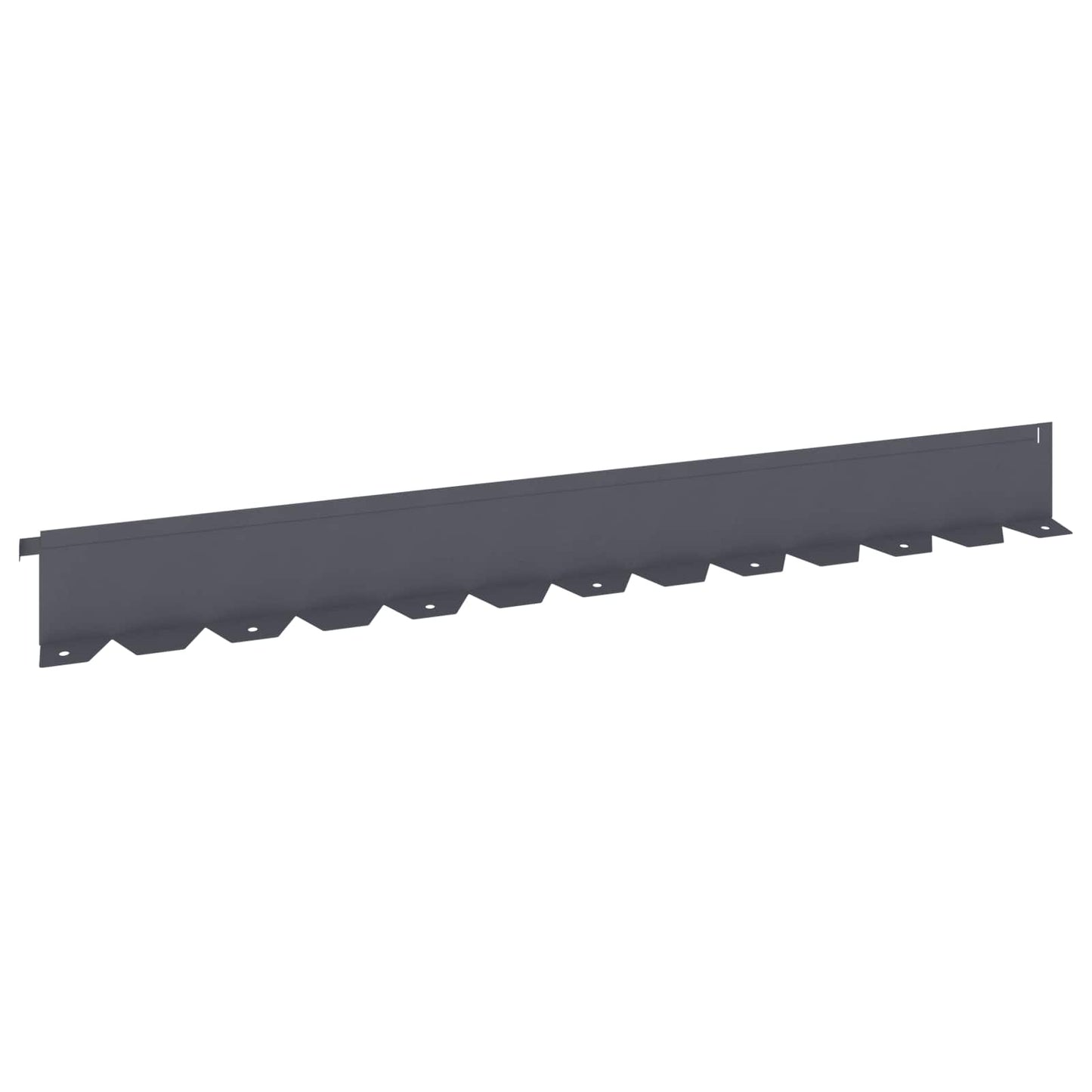 Gazonrand 10 st 102 x 10 x 4 cm Staal Antracietkleurig is nu te koop bij PeponiXL, paradijselijk wonen!