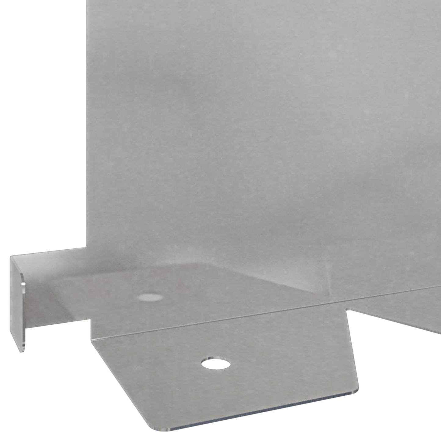 Gazonrand 30 pcs 102 x 15 x 4 cm Staal Zilverkleurig