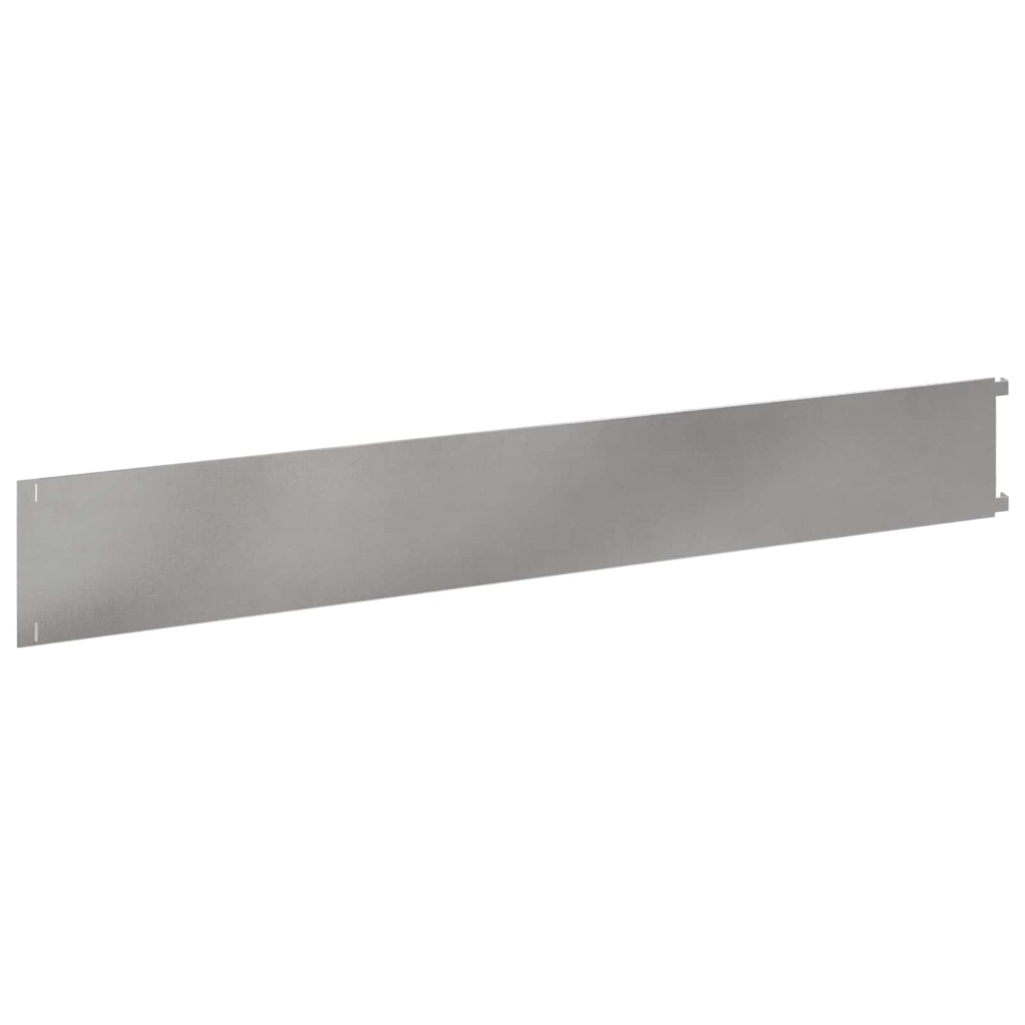 Gazonrand 30 pcs 102 x 15 x 4 cm Staal Zilverkleurig