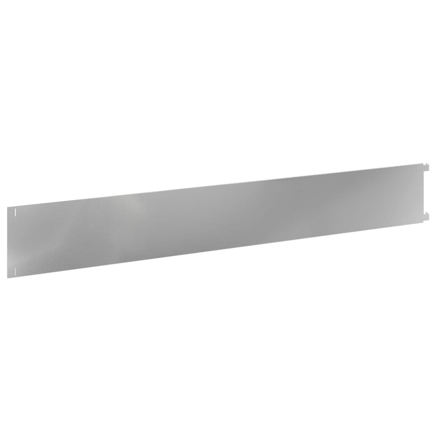 Gazonrand 20 pcs 102 x 15 x 4 cm Staal Zilverkleurig