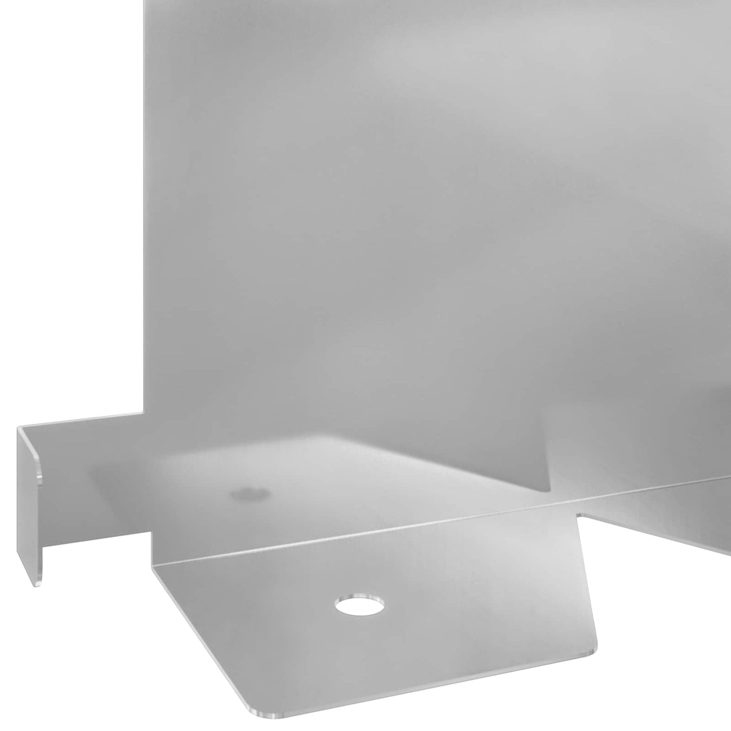 Gazonrand 30 pcs 102 x 15 x 4 cm Staal Zilverkleurig