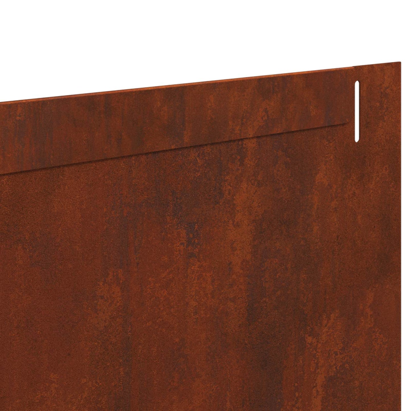 Gazonrand 10 pcs 102 x 15 x 4 cm Staal Roestig