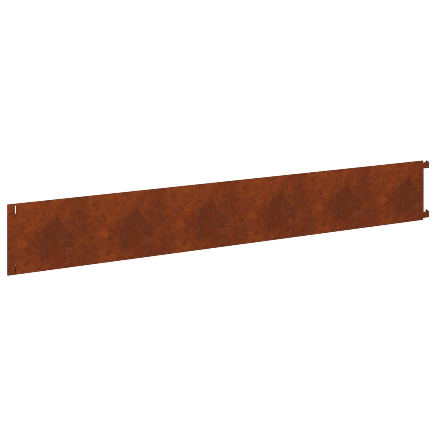 Gazonrand 10 pcs 102 x 15 x 4 cm Staal Roestig