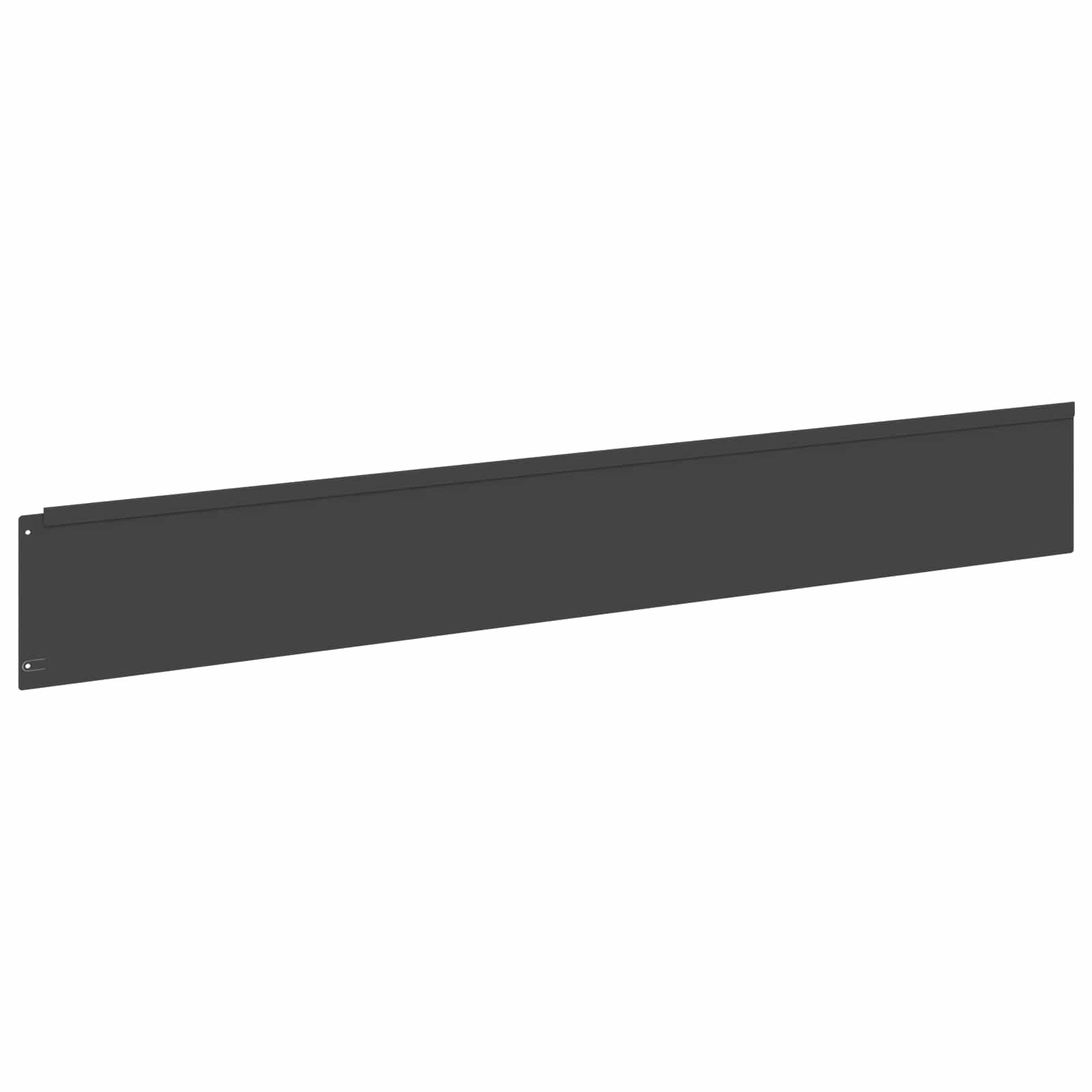 Gazonrand 20 st 100 x 15 cm Staal Zwart is nu te koop bij PeponiXL, paradijselijk wonen!