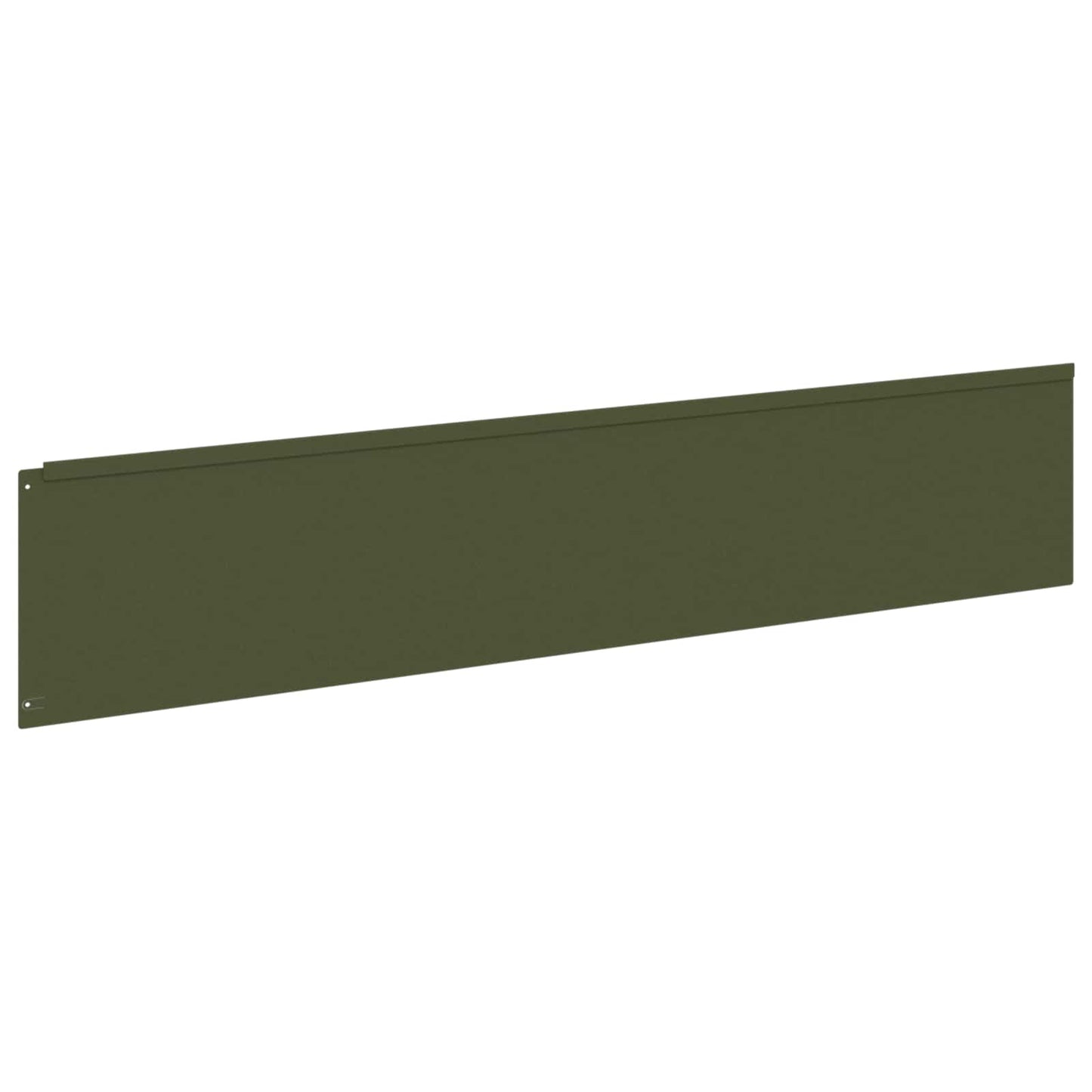 Gazonrand 10 st 100 x 22 cm Staal Olijfgroen is nu te koop bij PeponiXL, paradijselijk wonen!