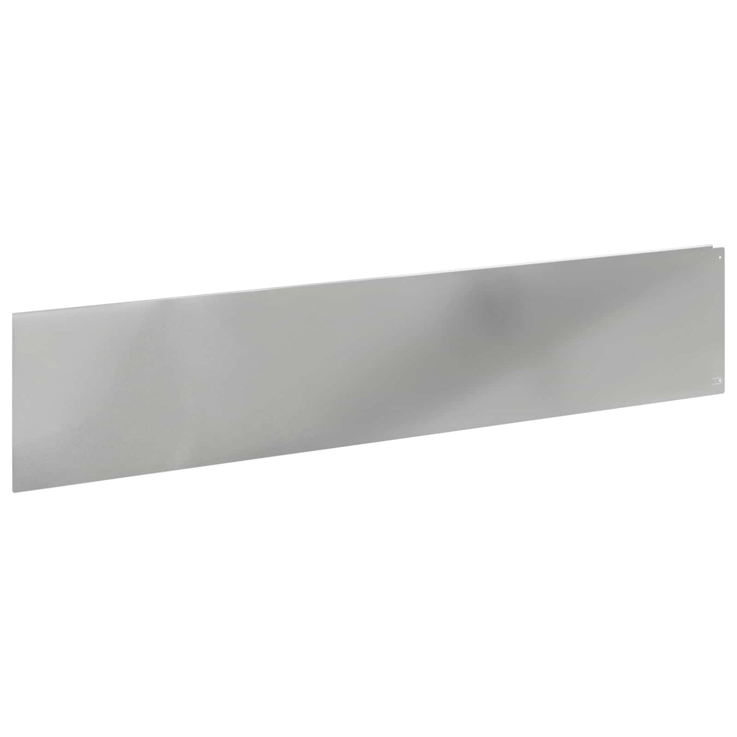 Gazonrand 20 pcs 100 x 22 cm Staal Zilverkleurig