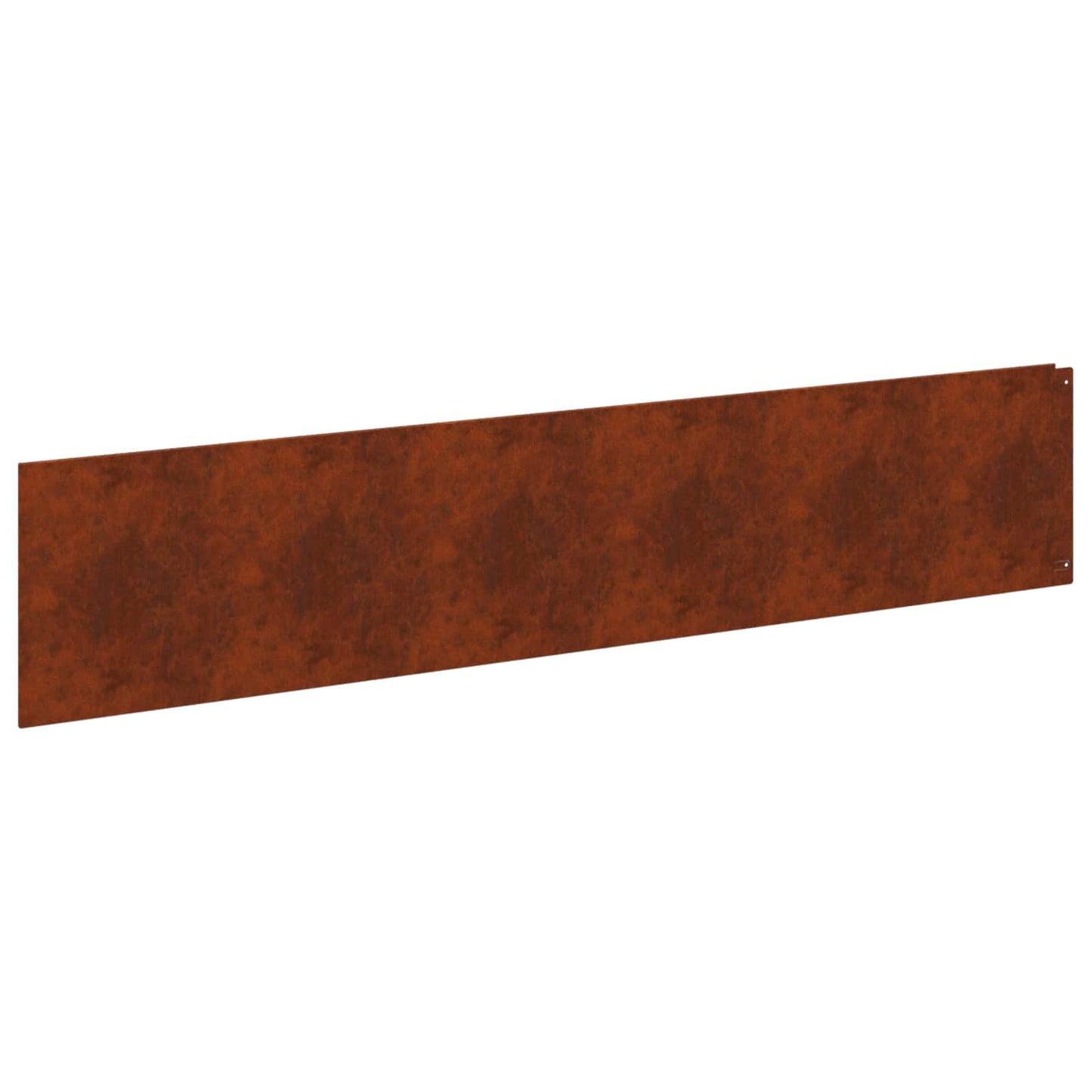 Gazonrand 20 pcs 100 x 22 cm Staal Roestig