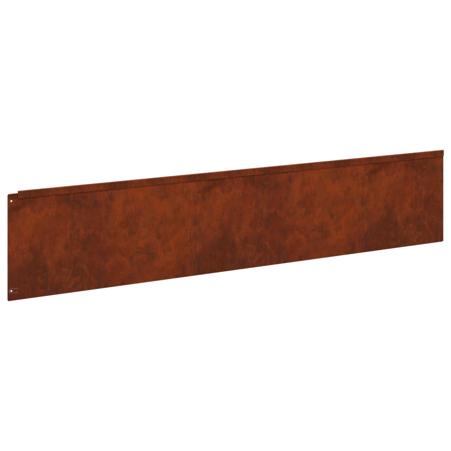 Gazonrand 20 pcs 100 x 22 cm Staal Roestig