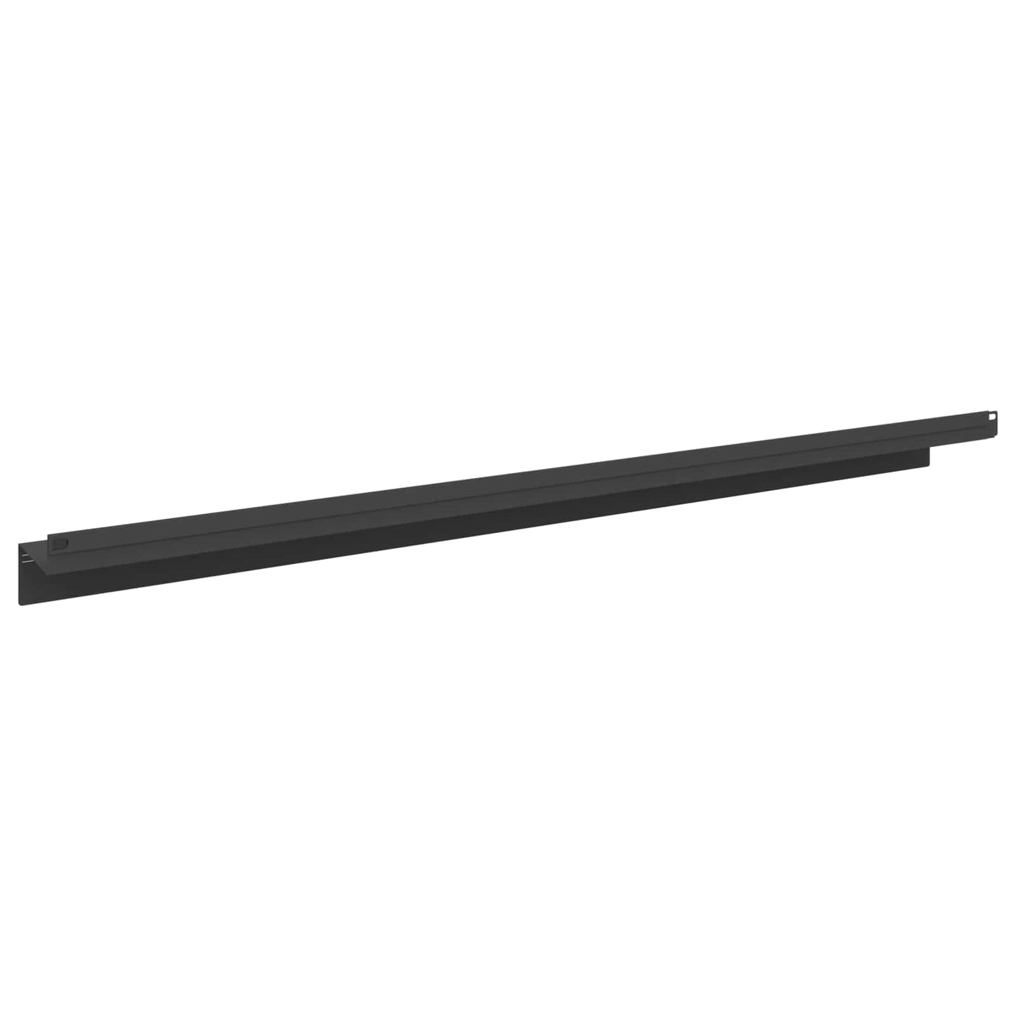 Gazonrand 30 st 100 x 10 x 8 cm Staal Zwart is nu te koop bij PeponiXL, paradijselijk wonen!