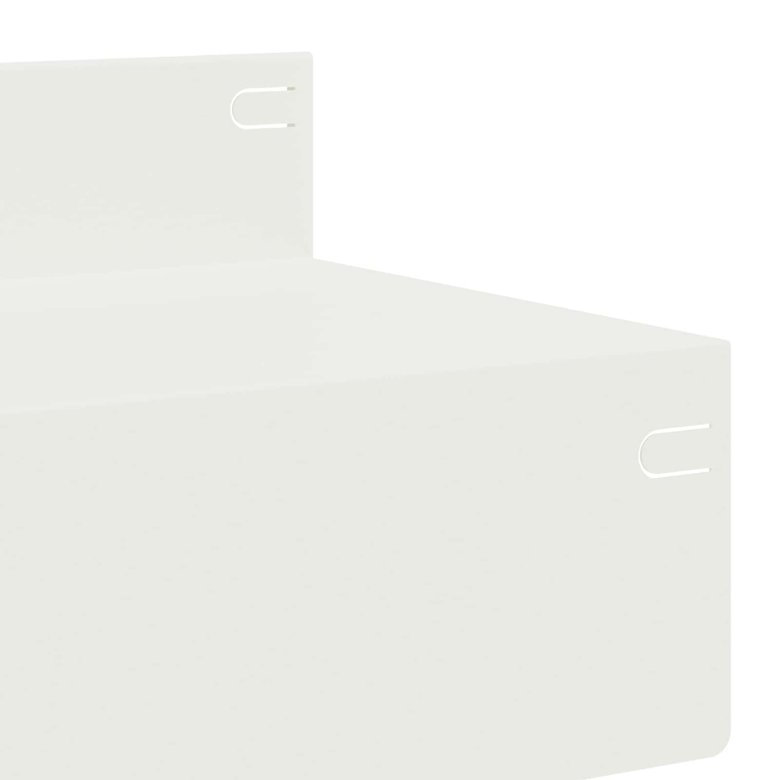 Gazonrand 20 st 100 x 10 x 8 cm Staal Wit is nu te koop bij PeponiXL, paradijselijk wonen!
