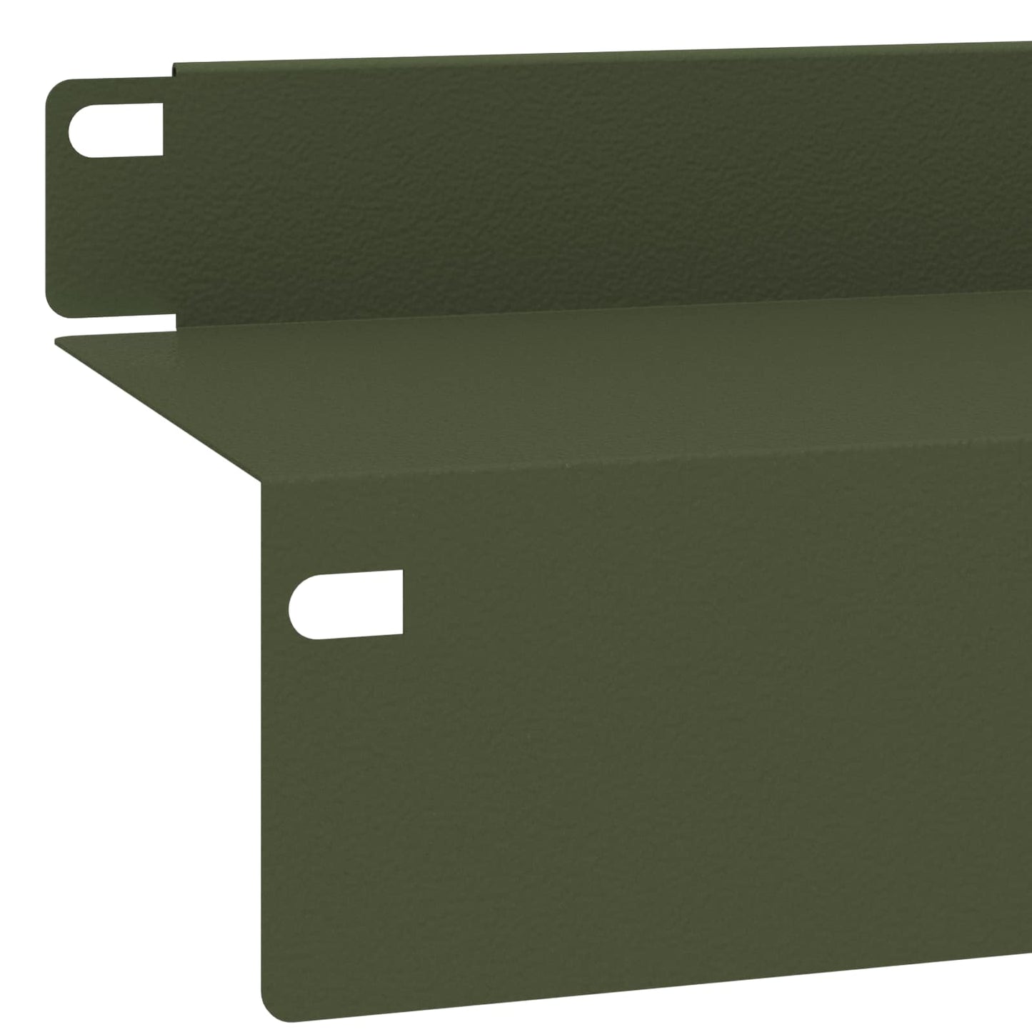 Gazonrand 10 st 100 x 10 x 8 cm Staal Olijfgroen is nu te koop bij PeponiXL, paradijselijk wonen!