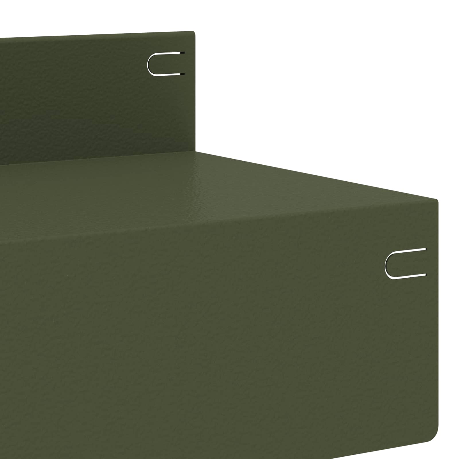 Gazonrand 30 st 100 x 10 x 8 cm Staal Olijfgroen is nu te koop bij PeponiXL, paradijselijk wonen!