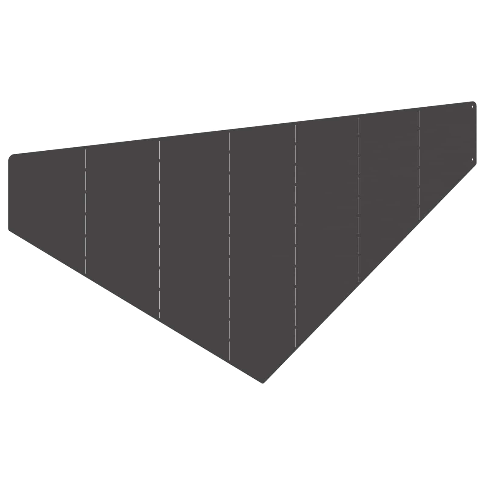 Gazonrand 4 st 100 x 45 cm Staal Zwart is nu te koop bij PeponiXL, paradijselijk wonen!