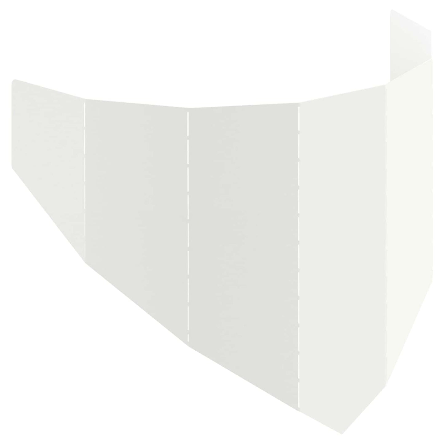 Gazonrand 100 x 45 cm Staal Wit is nu te koop bij PeponiXL, paradijselijk wonen!