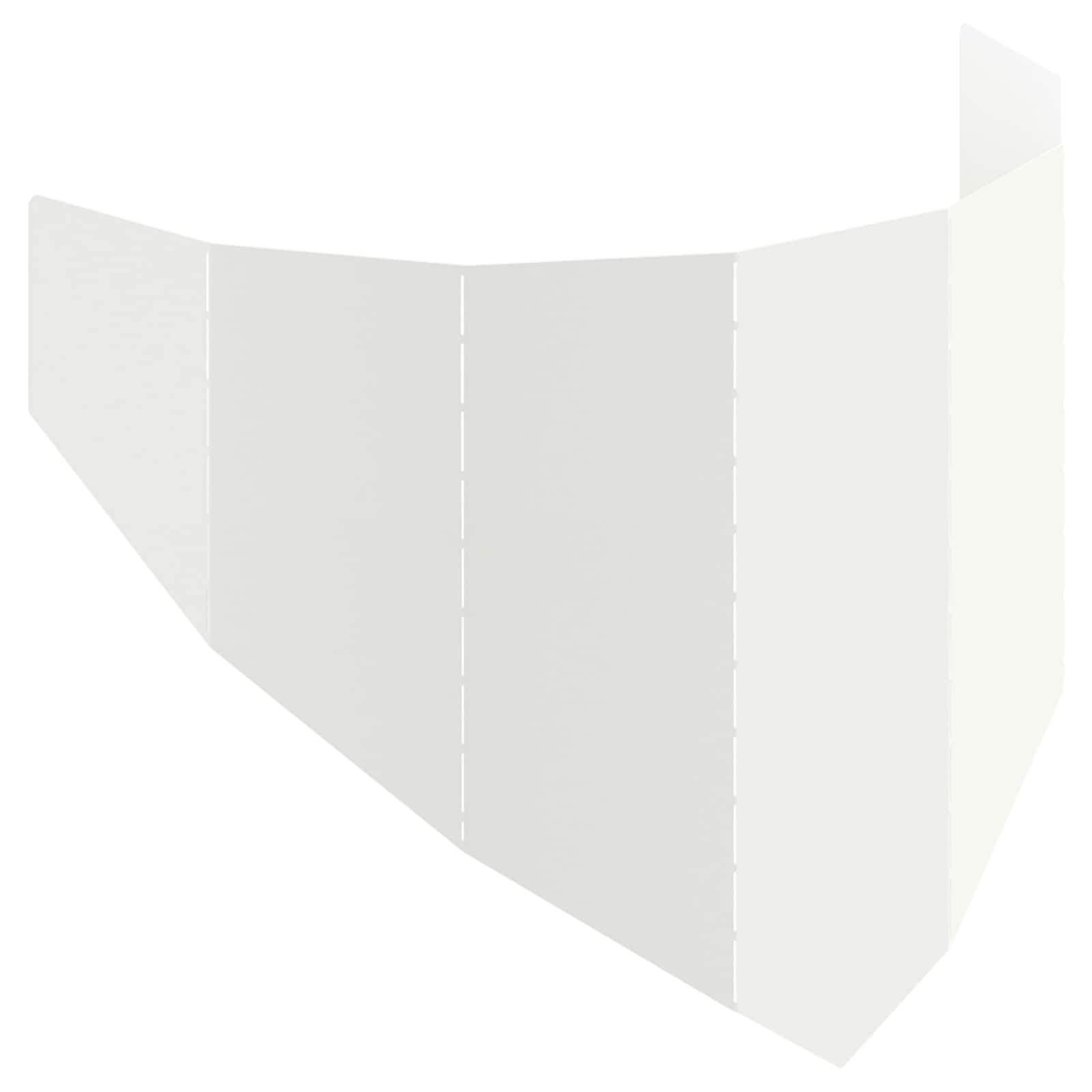 Gazonrand 100 x 45 cm Staal Wit is nu te koop bij PeponiXL, paradijselijk wonen!