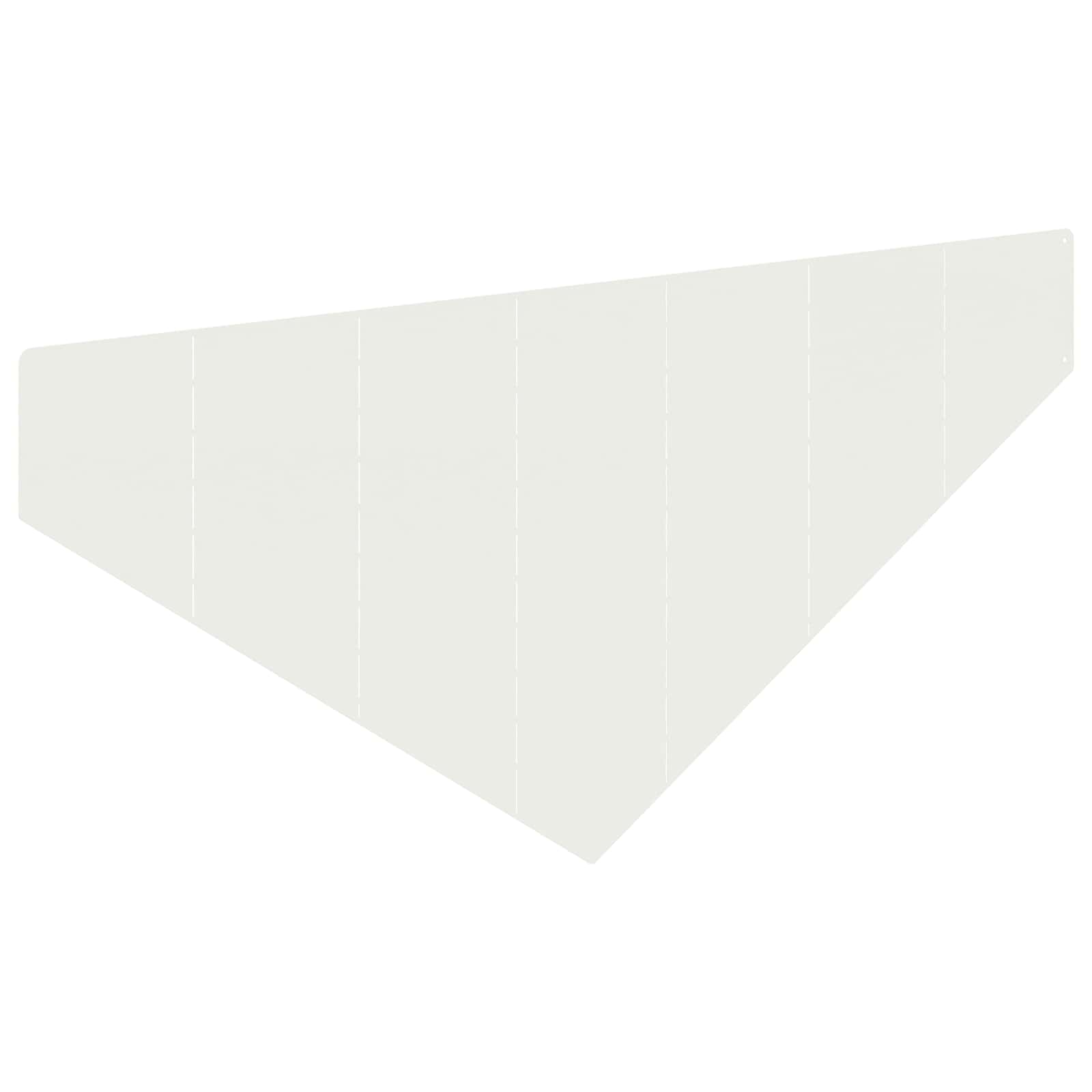 Gazonrand 100 x 45 cm Staal Wit is nu te koop bij PeponiXL, paradijselijk wonen!