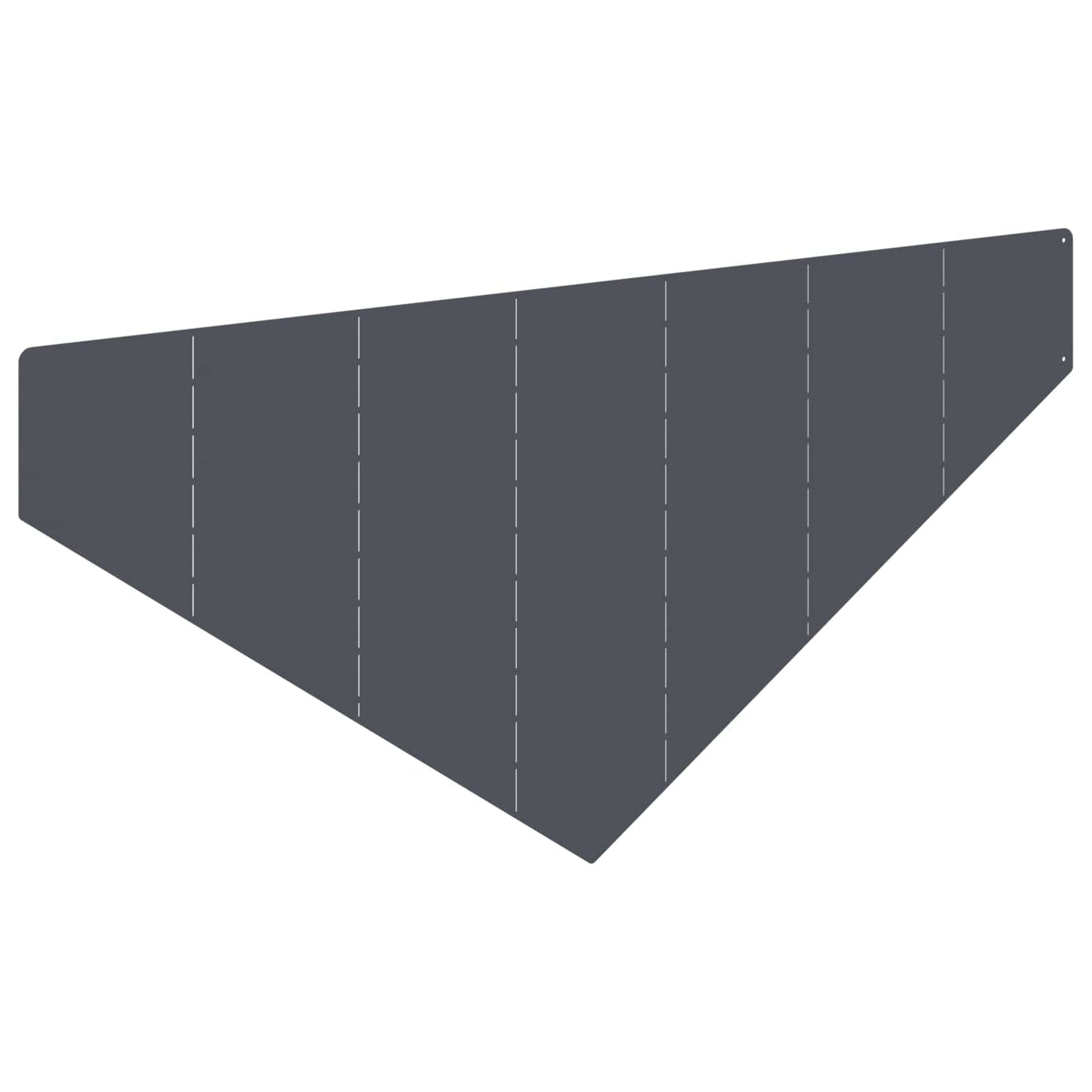 Gazonrand 100 x 45 cm Staal Antracietkleurig is nu te koop bij PeponiXL, paradijselijk wonen!