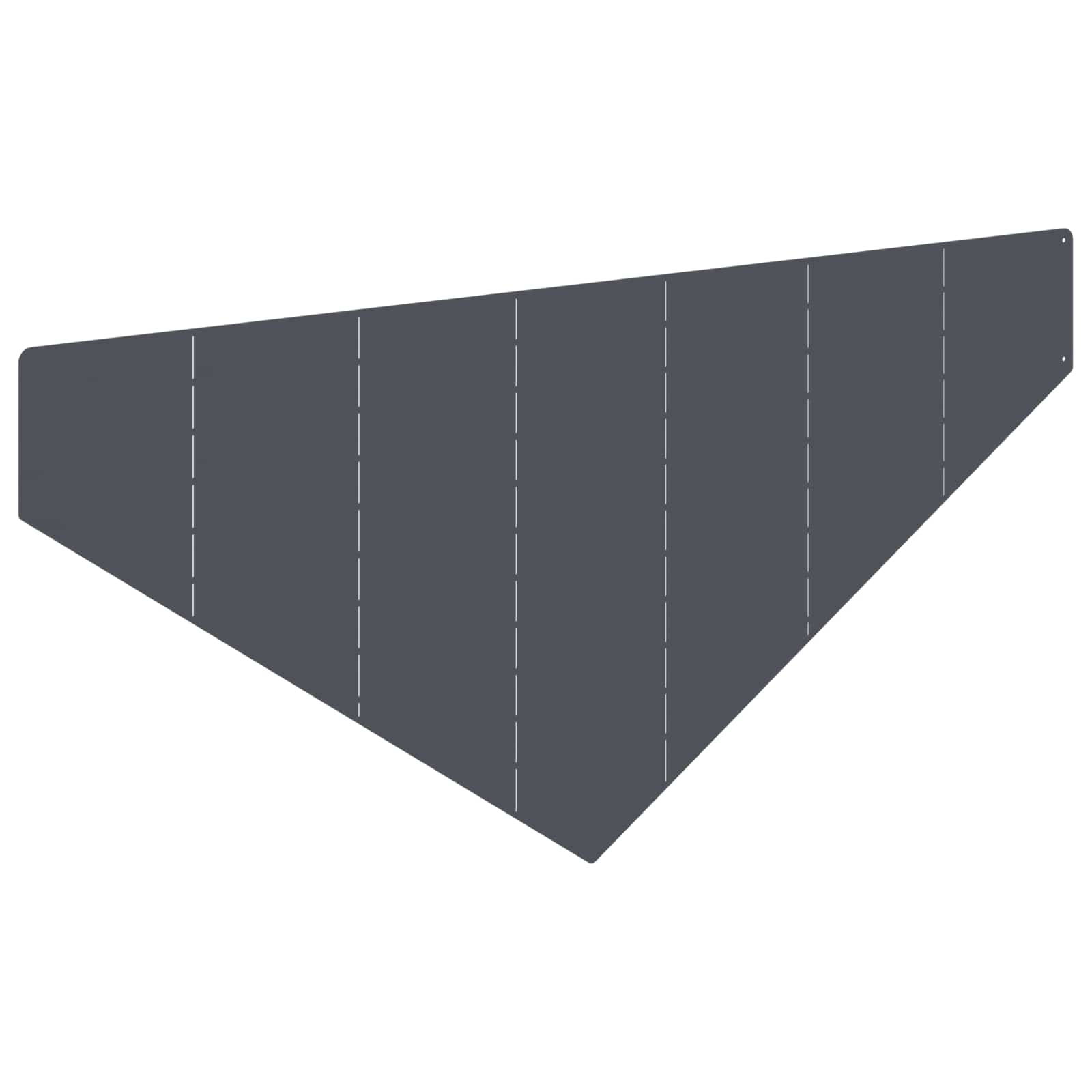 Gazonrand 100 x 45 cm Staal Antracietkleurig is nu te koop bij PeponiXL, paradijselijk wonen!