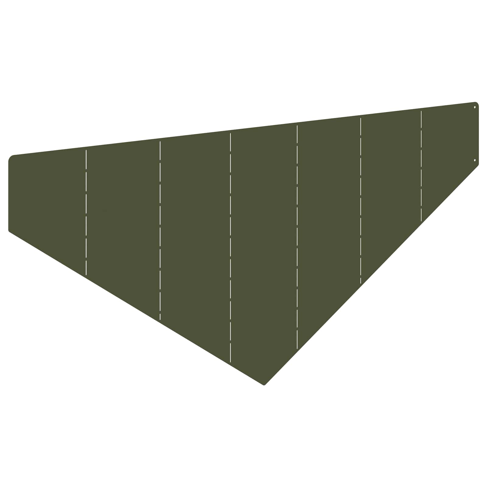 Gazonrand 100 x 45 cm Staal Olijfgroen is nu te koop bij PeponiXL, paradijselijk wonen!