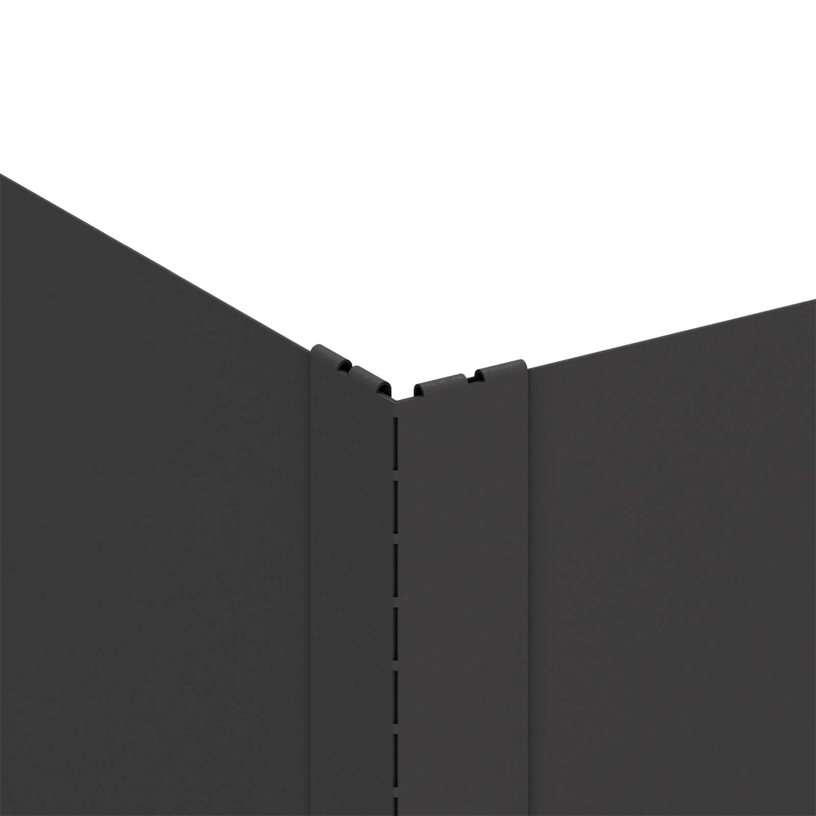 Gazonrand 60 x 60 x 20 cm Staal Zwart is nu te koop bij PeponiXL, paradijselijk wonen!