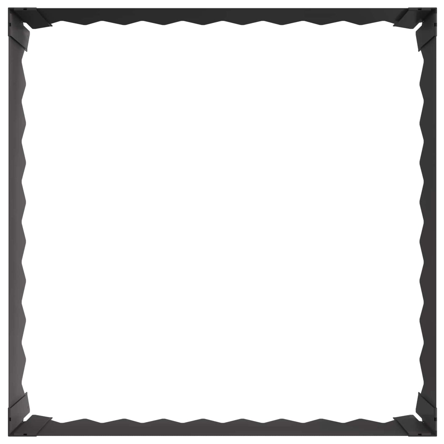 Gazonrand 60 x 60 x 20 cm Staal Zwart is nu te koop bij PeponiXL, paradijselijk wonen!