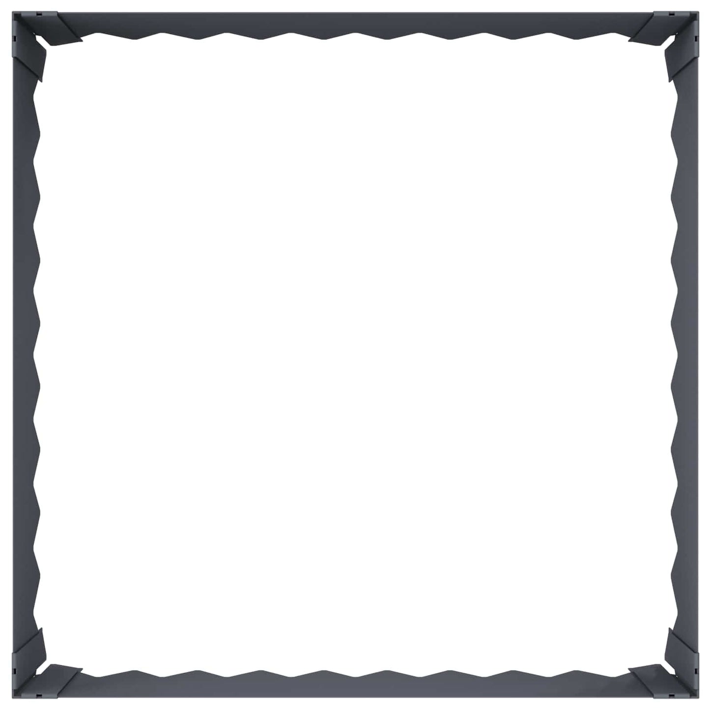 Gazonrand 60 x 60 x 20 cm Staal Antracietkleurig is nu te koop bij PeponiXL, paradijselijk wonen!