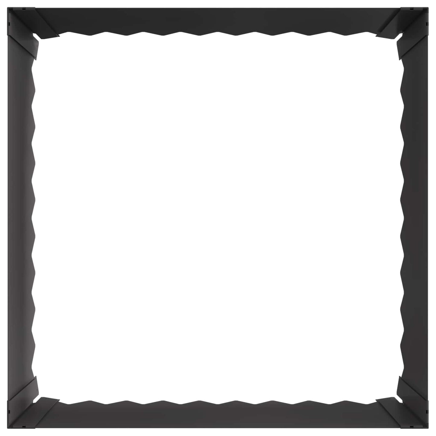 Gazonrand 60 x 60 x 35 cm Staal Zwart is nu te koop bij PeponiXL, paradijselijk wonen!