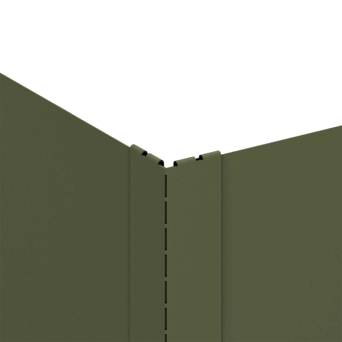 Gazonrand 60 x 60 x 35 cm Staal Olijfgroen is nu te koop bij PeponiXL, paradijselijk wonen!