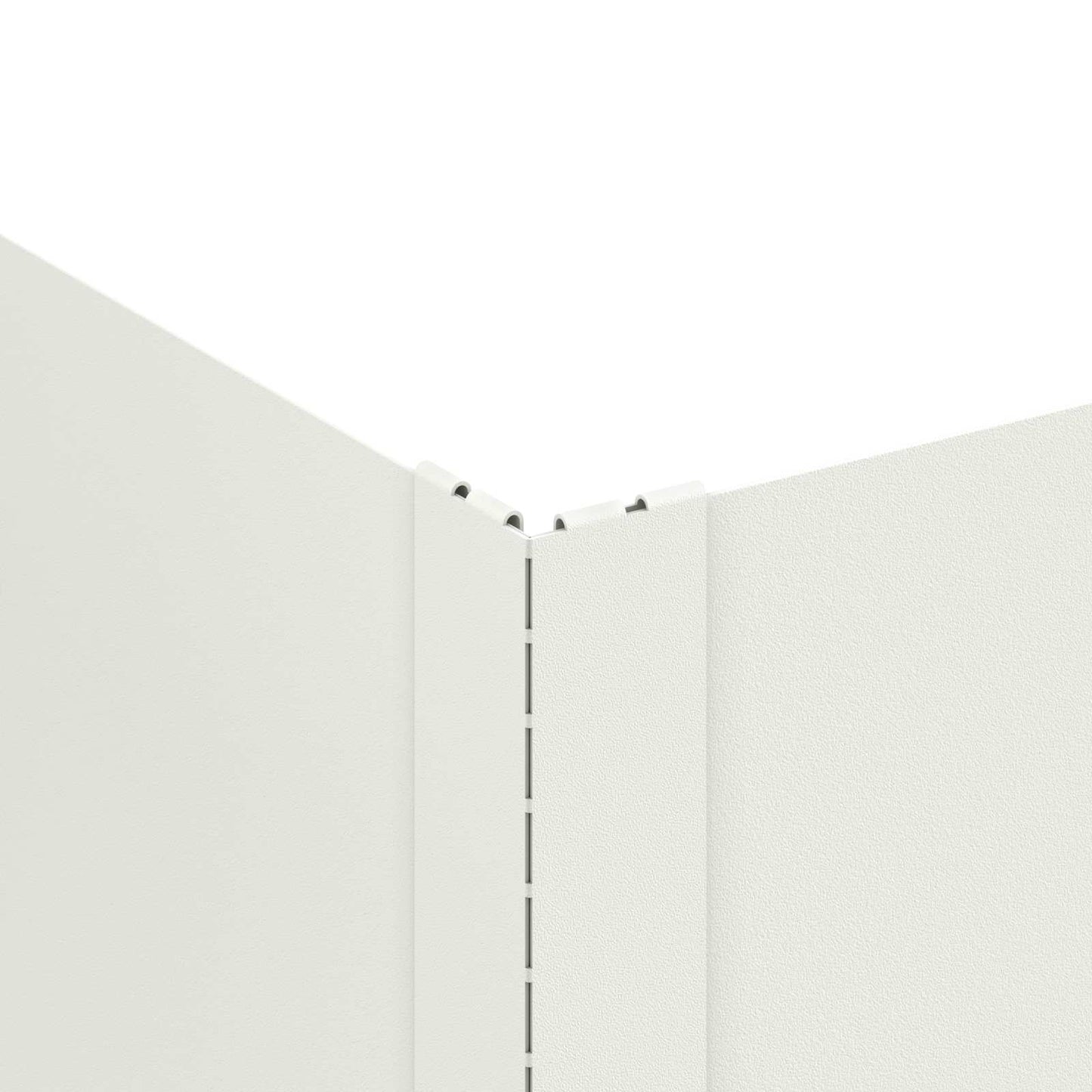 Gazonrand 4 st 100 x 60 x 20 cm Staal Wit is nu te koop bij PeponiXL, paradijselijk wonen!